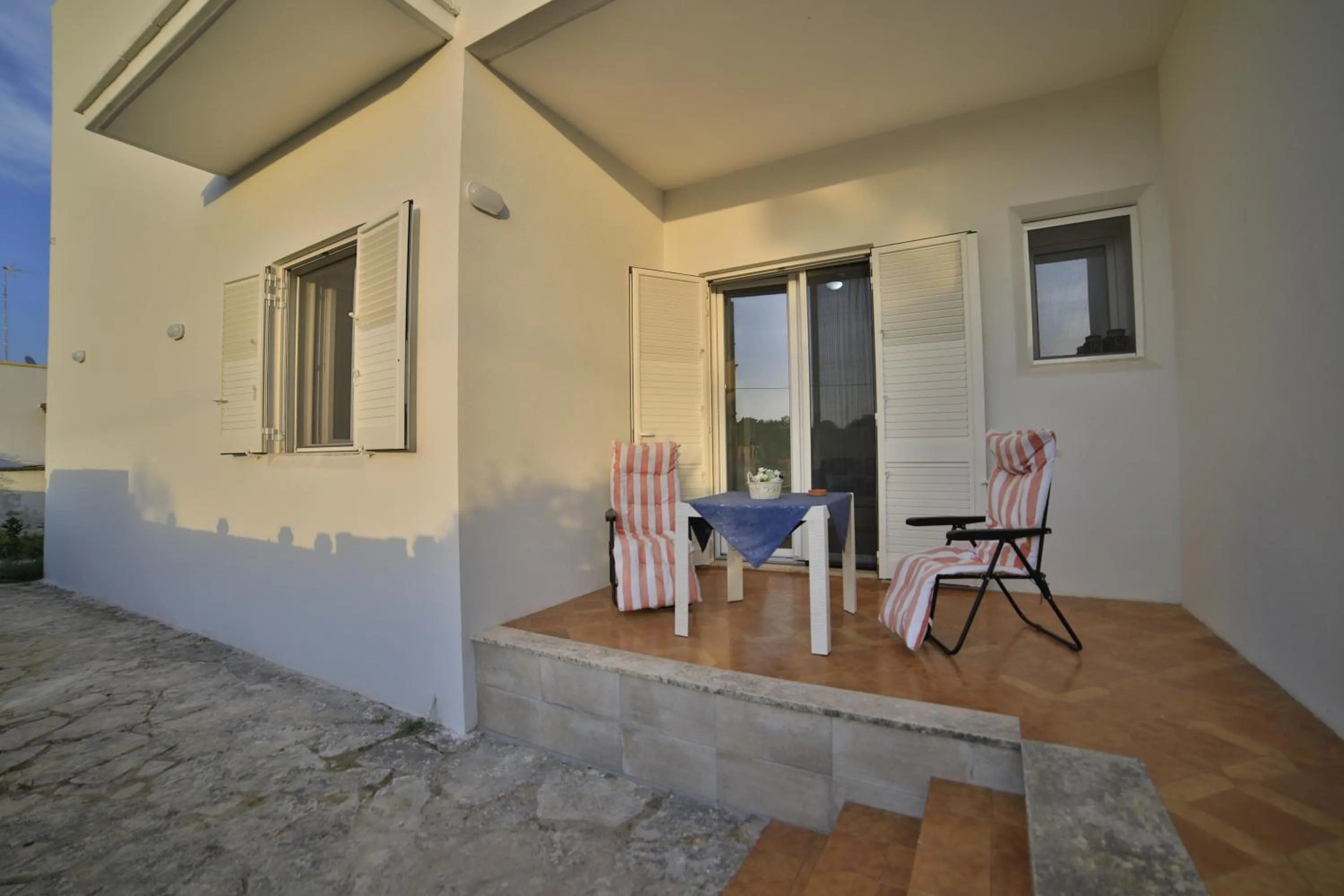 Inner courtyard view in Villa Musella B&B
