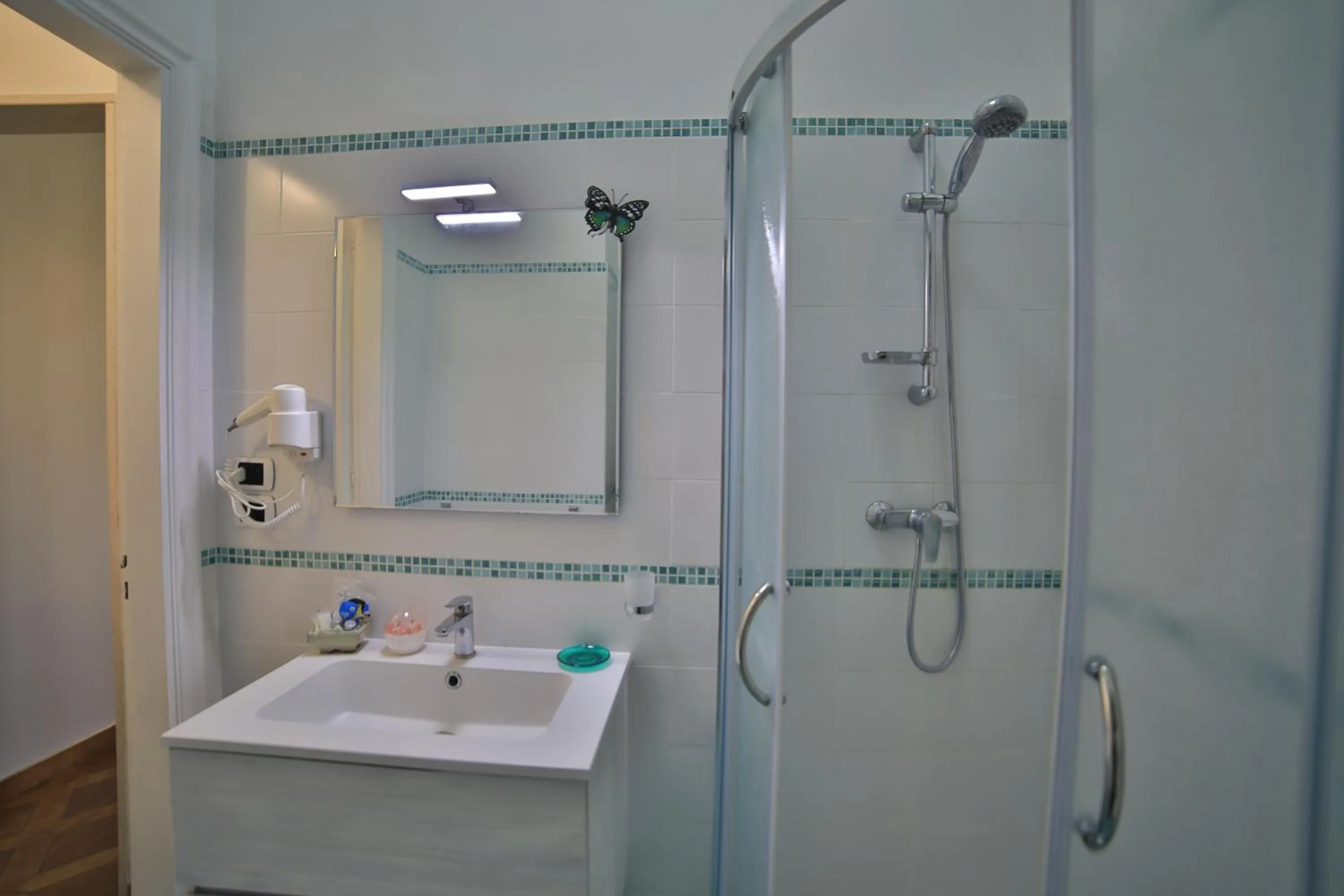 Shower in Villa Musella B&B