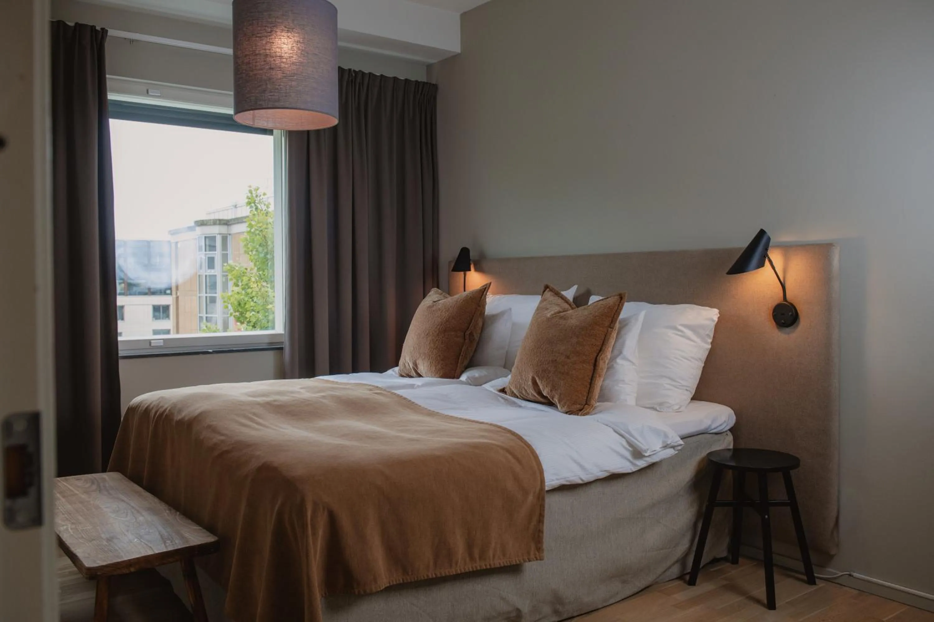 Bed in Home Hotel Odin