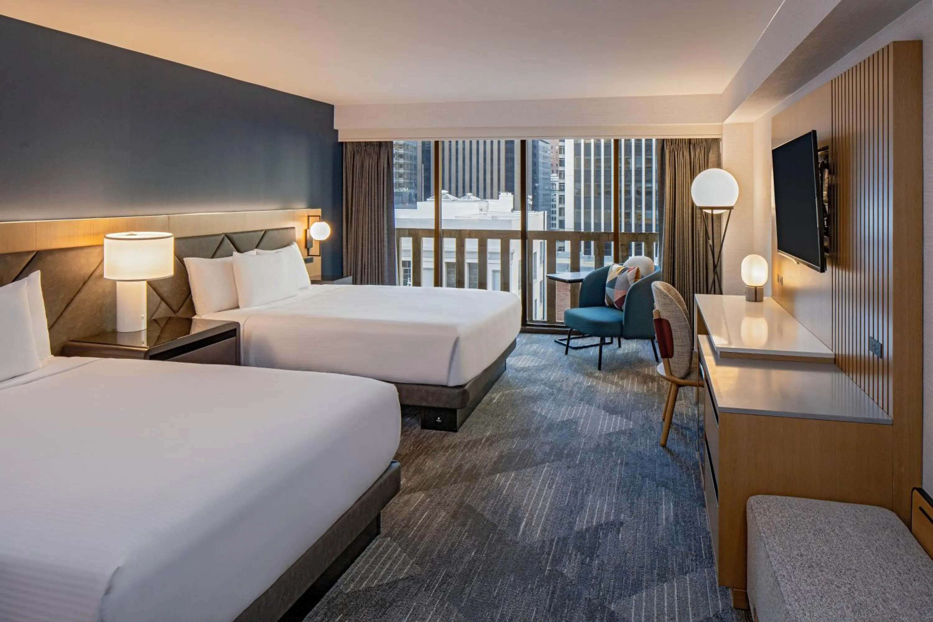 Bed in Hyatt Regency San Francisco