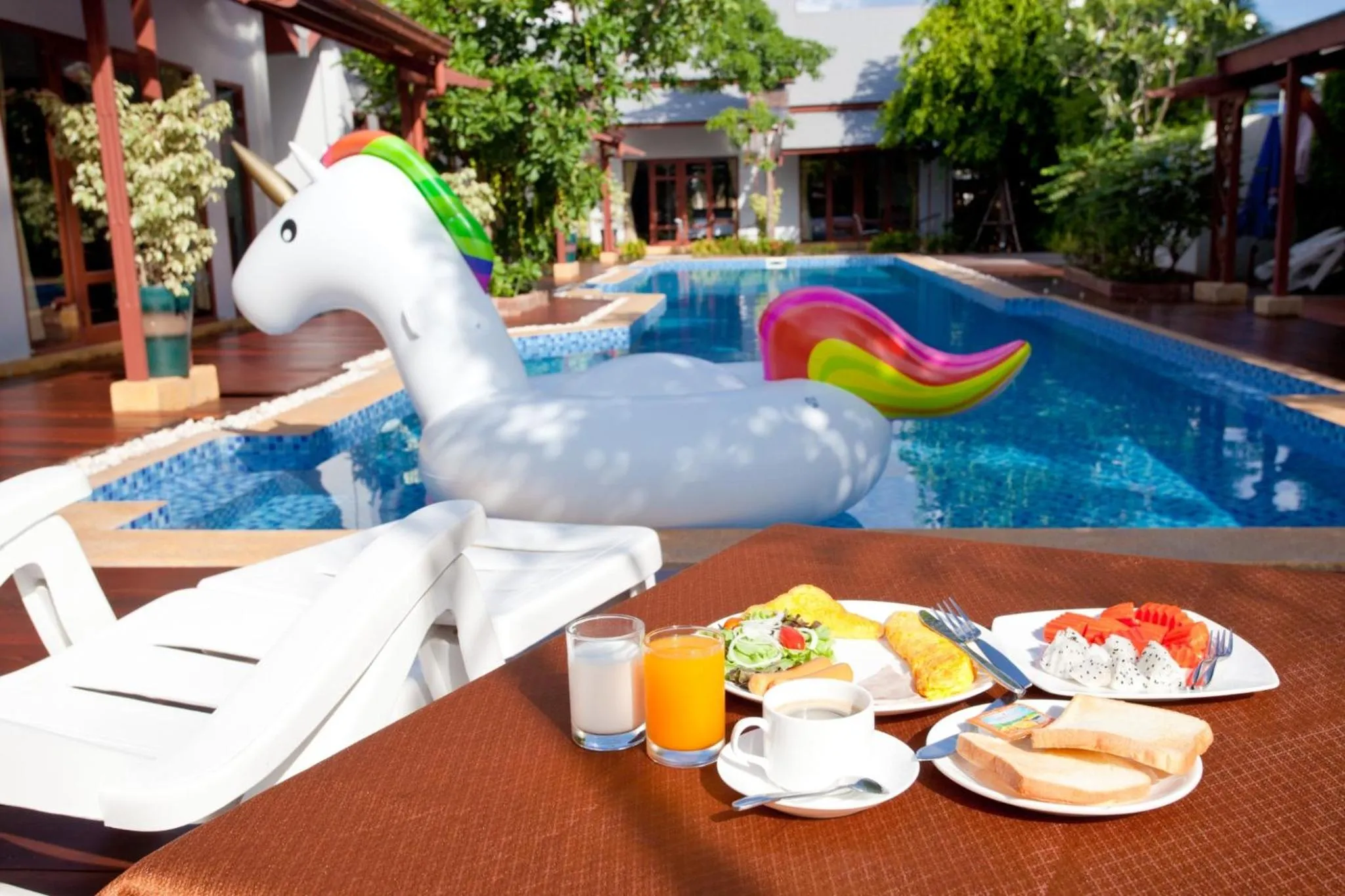 Breakfast in Ardea Resort Pool Villa