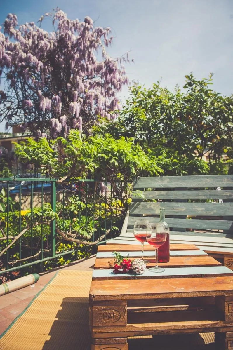 Patio in Nomad B&B
