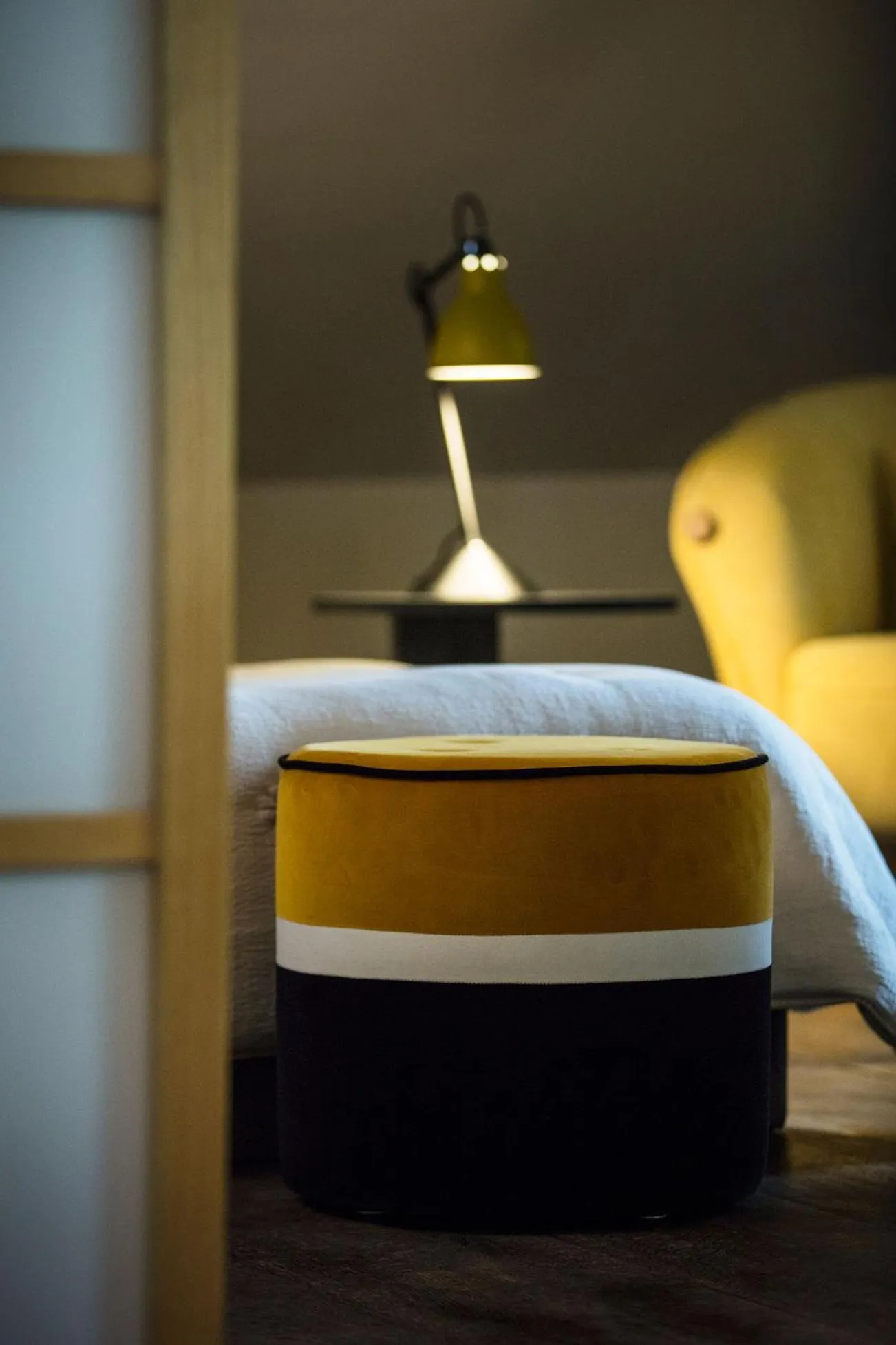 Bed in L'Auberge Basque-Relais & Châteaux