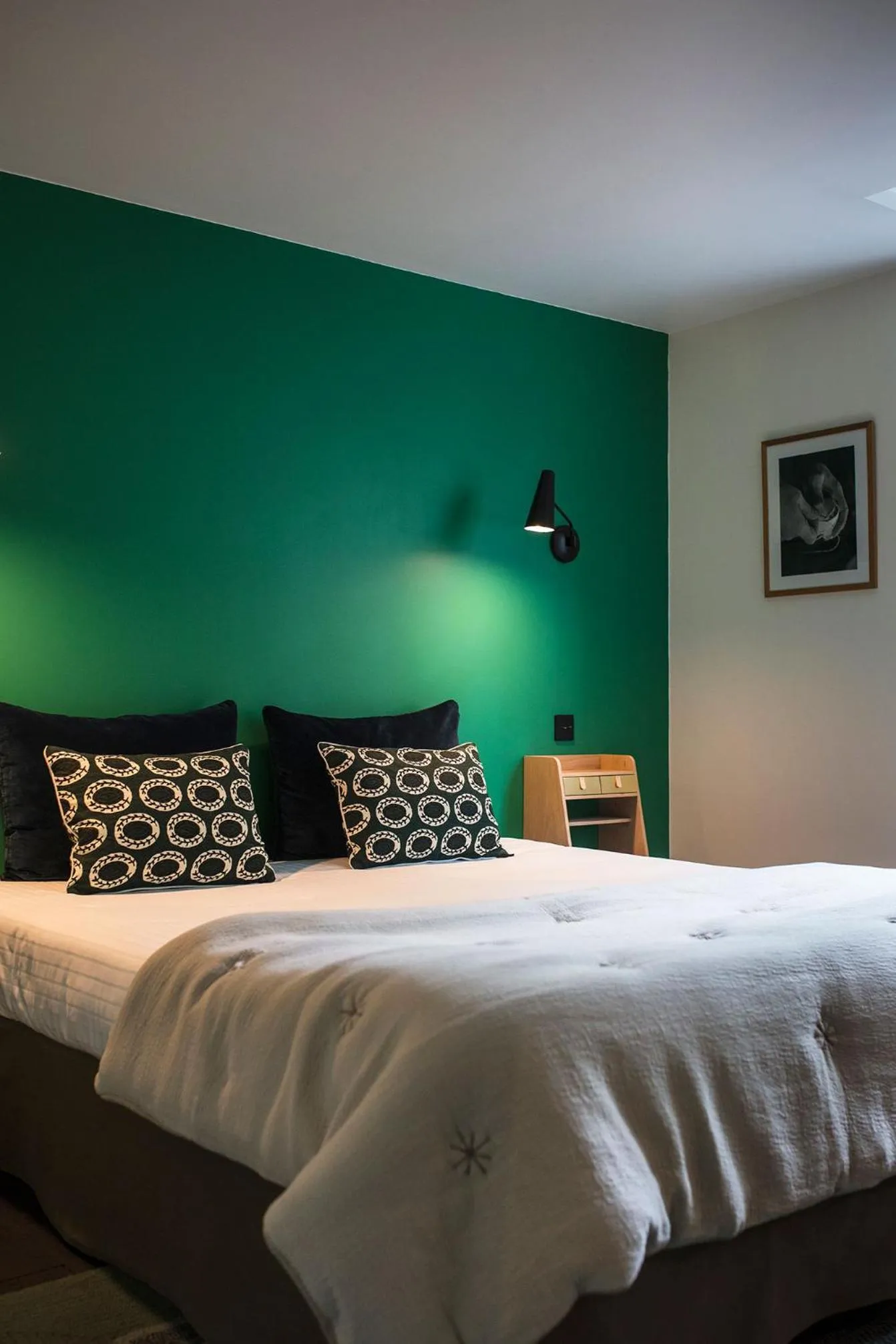 Bed in L'Auberge Basque-Relais & Châteaux