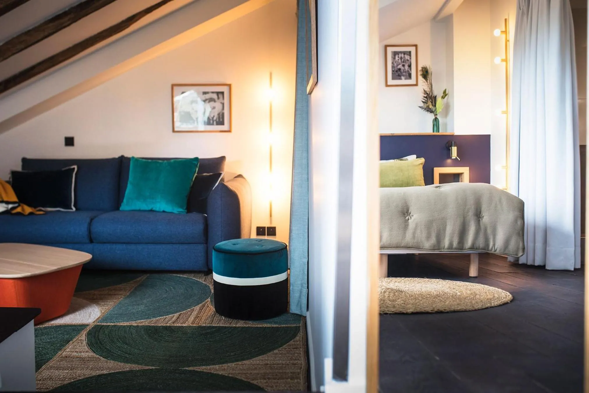 Bed in L'Auberge Basque-Relais & Châteaux