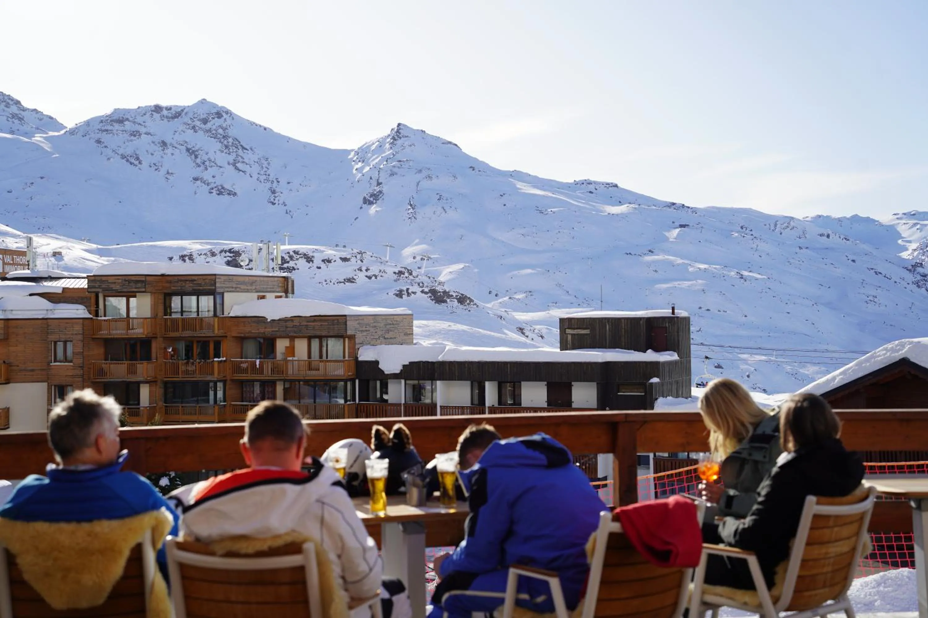Patio in Hôtel Le Sherpa Val Thorens