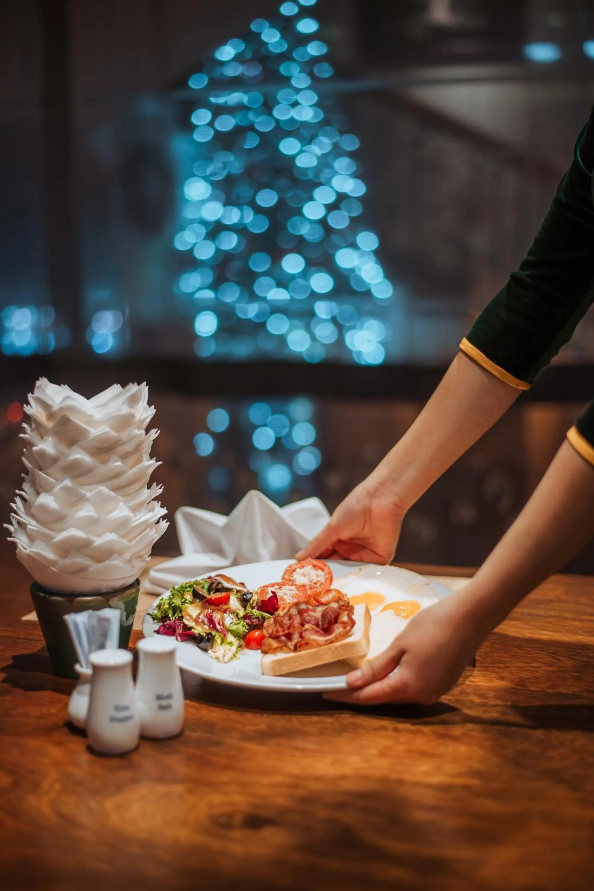 Food close-up in Thang Long Opera Hotel