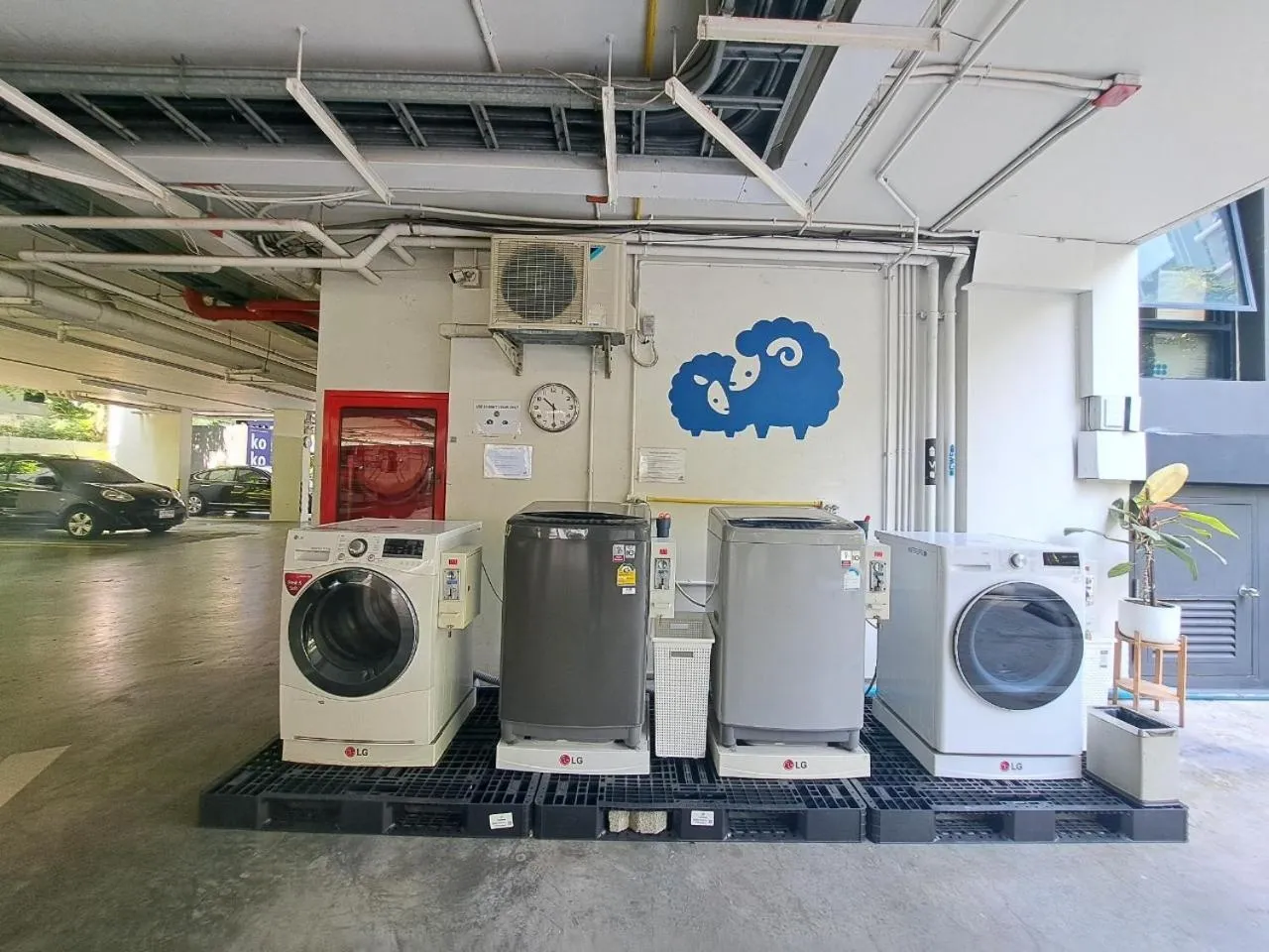 washing machine in Kokotel Bangkok Sukhumvit 50