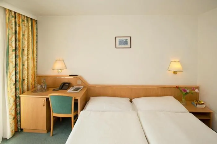Photo of the whole room, Bed in Gornergrat Dorf Hotel