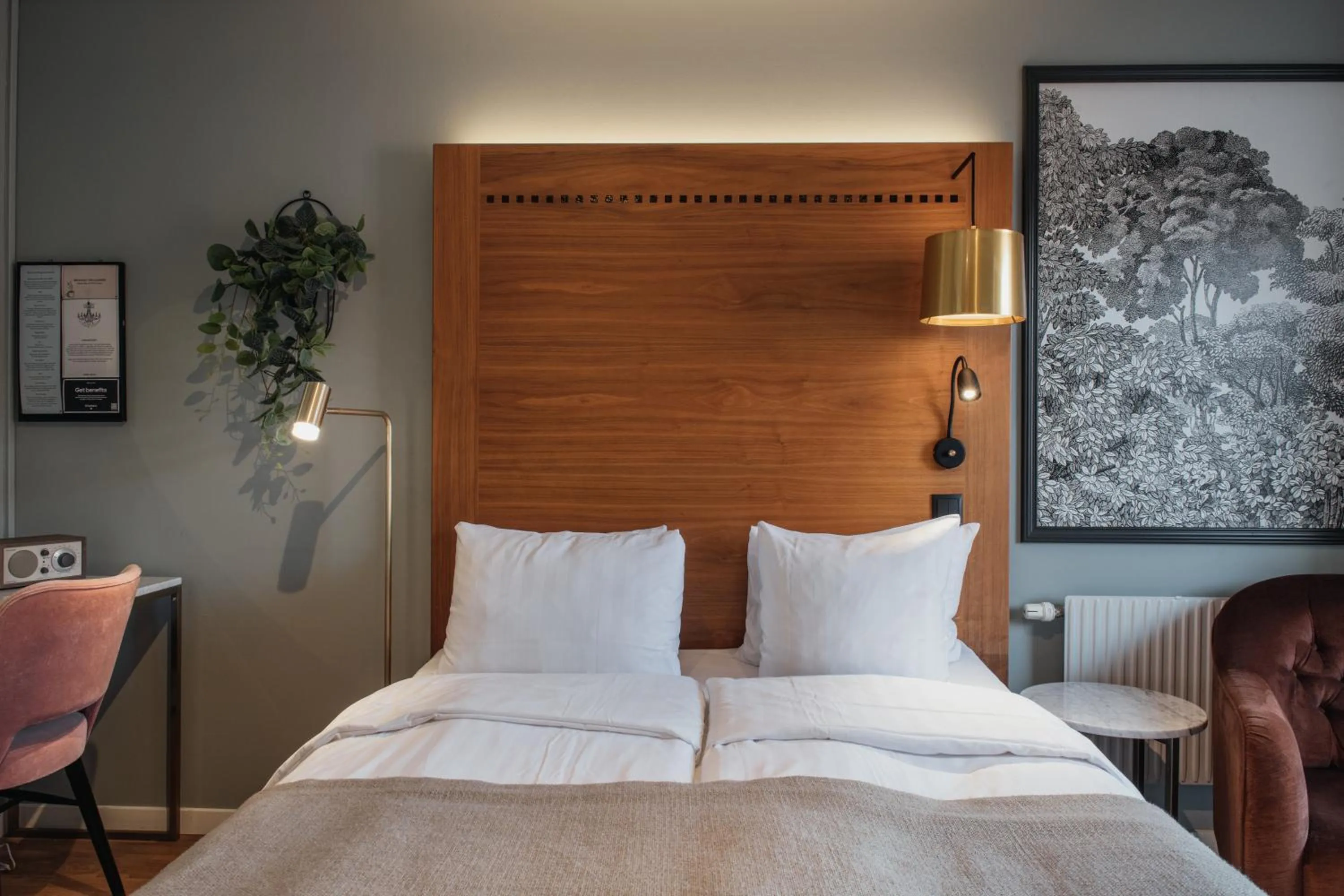 Bed in Home Hotel Temperance