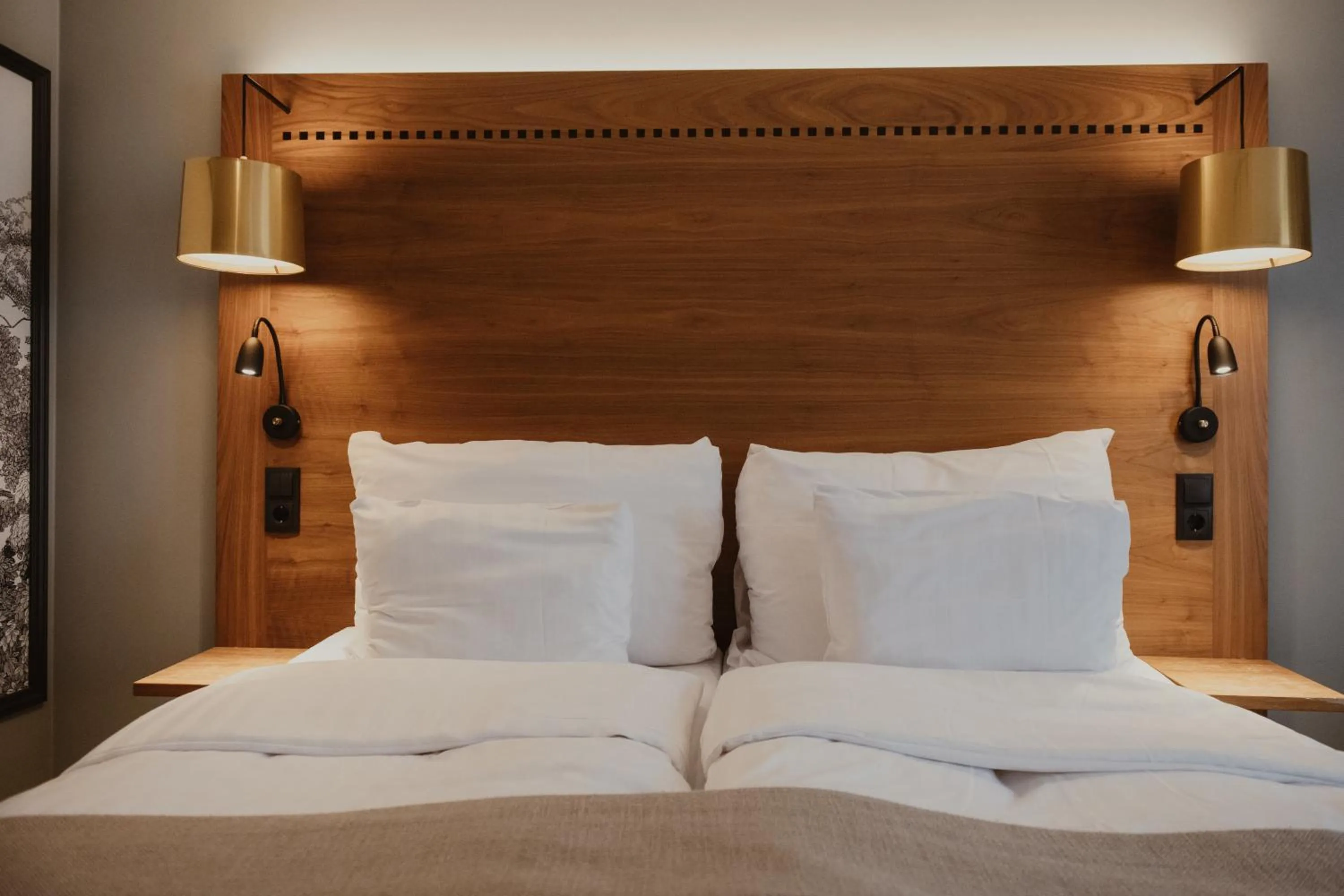 Bed in Home Hotel Temperance