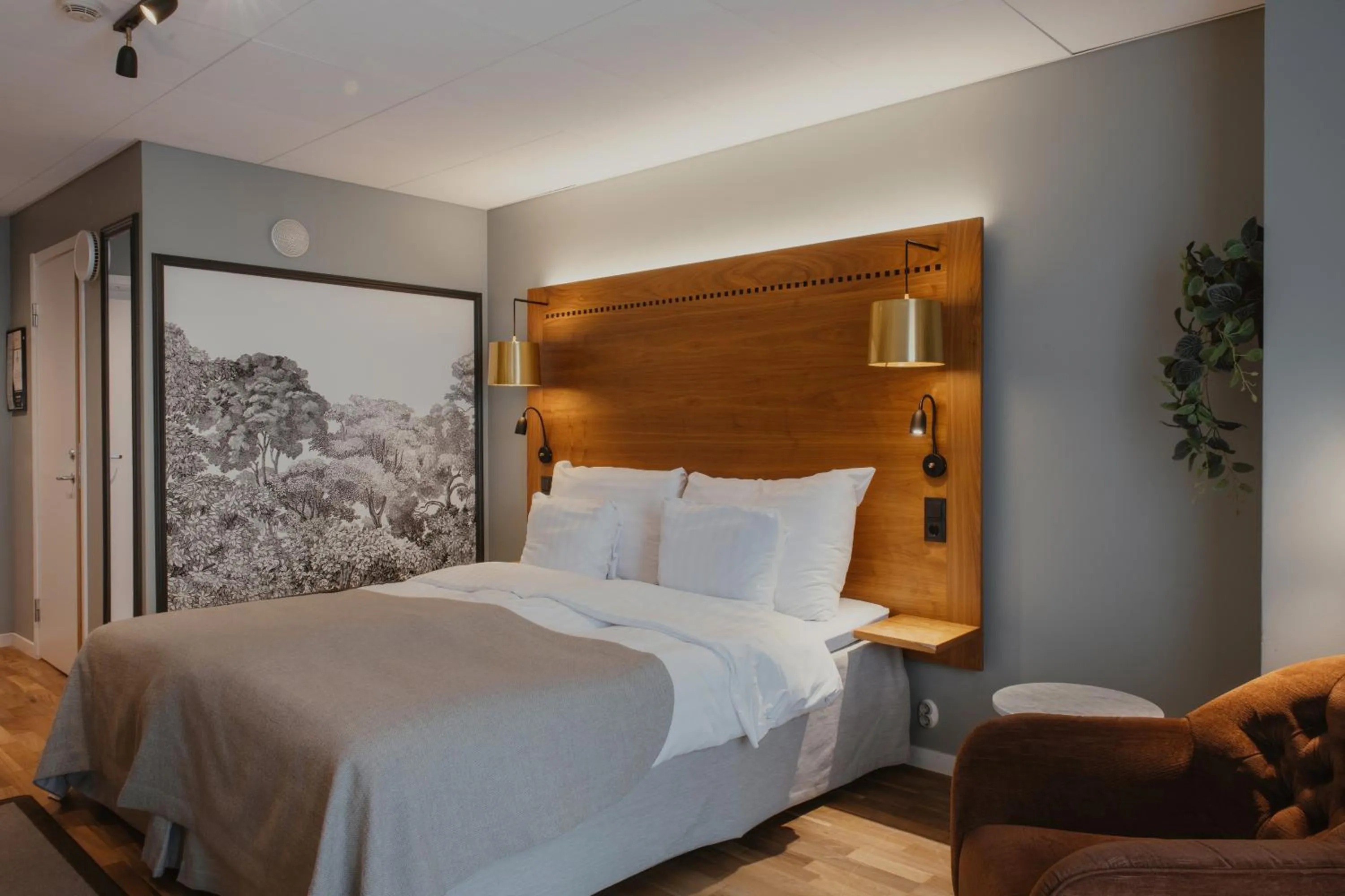 Bed in Home Hotel Temperance