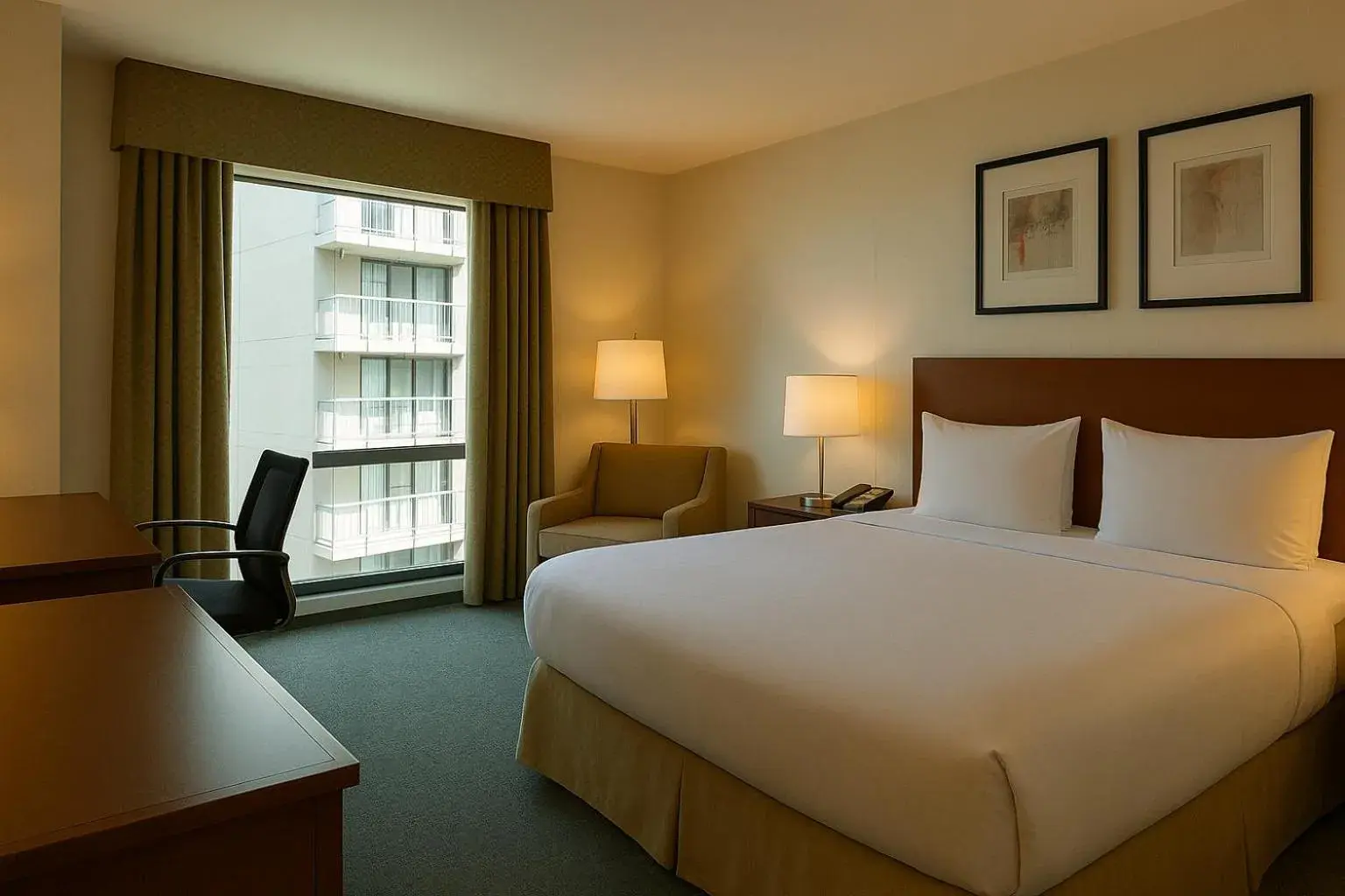 Photo of the whole room, Bed in LIC Manhattan View Hotel Photo of the whole room, Bed in LIC Manhattan View Hotel