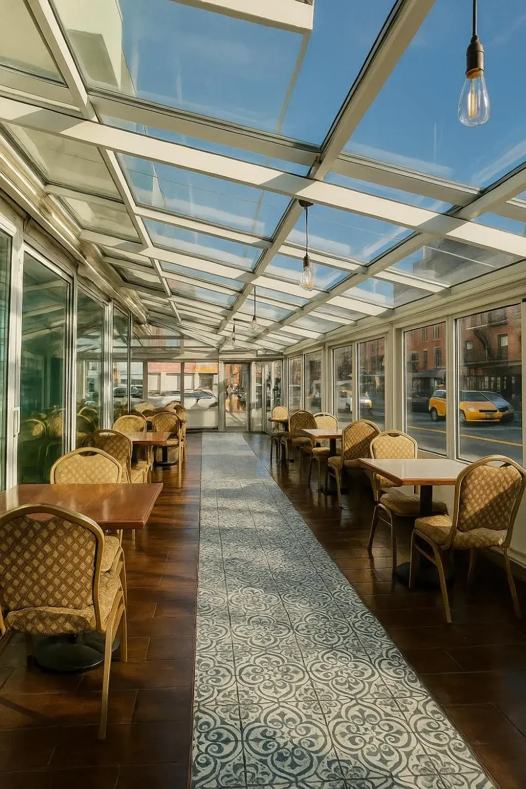 Seating area in LIC Manhattan View Hotel Seating area in LIC Manhattan View Hotel