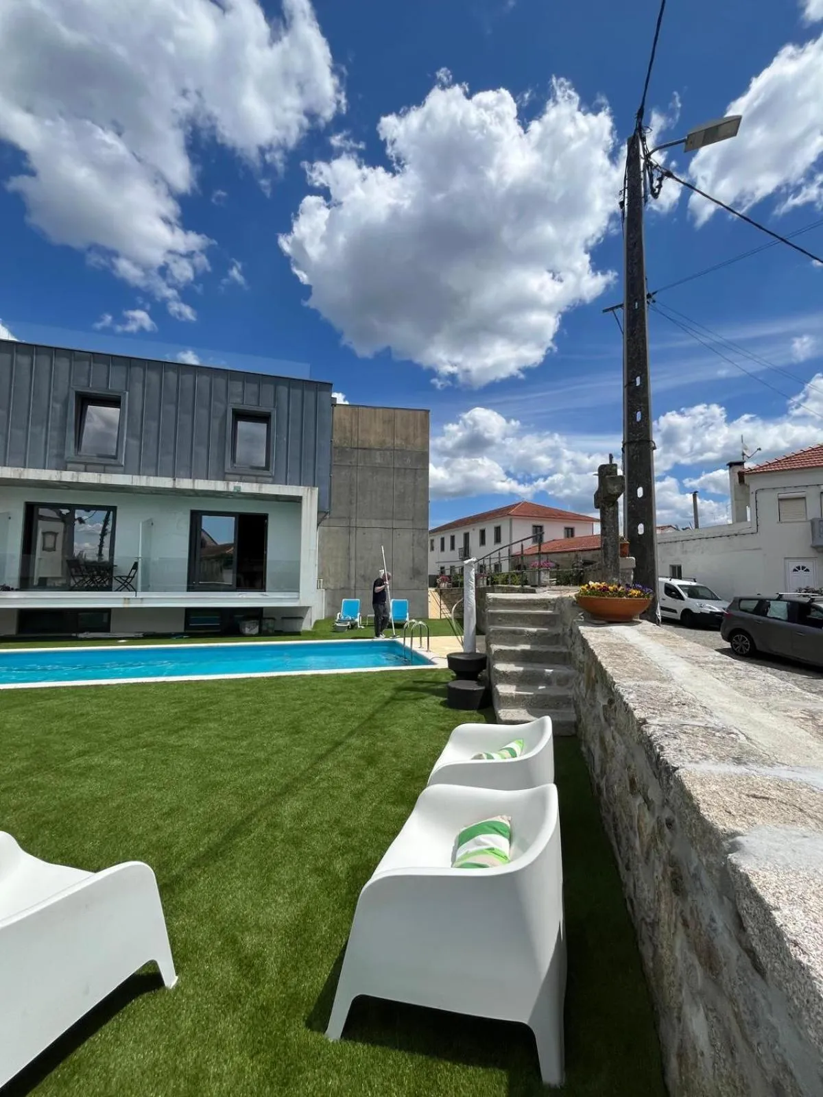 Swimming pool in Casa das Origens