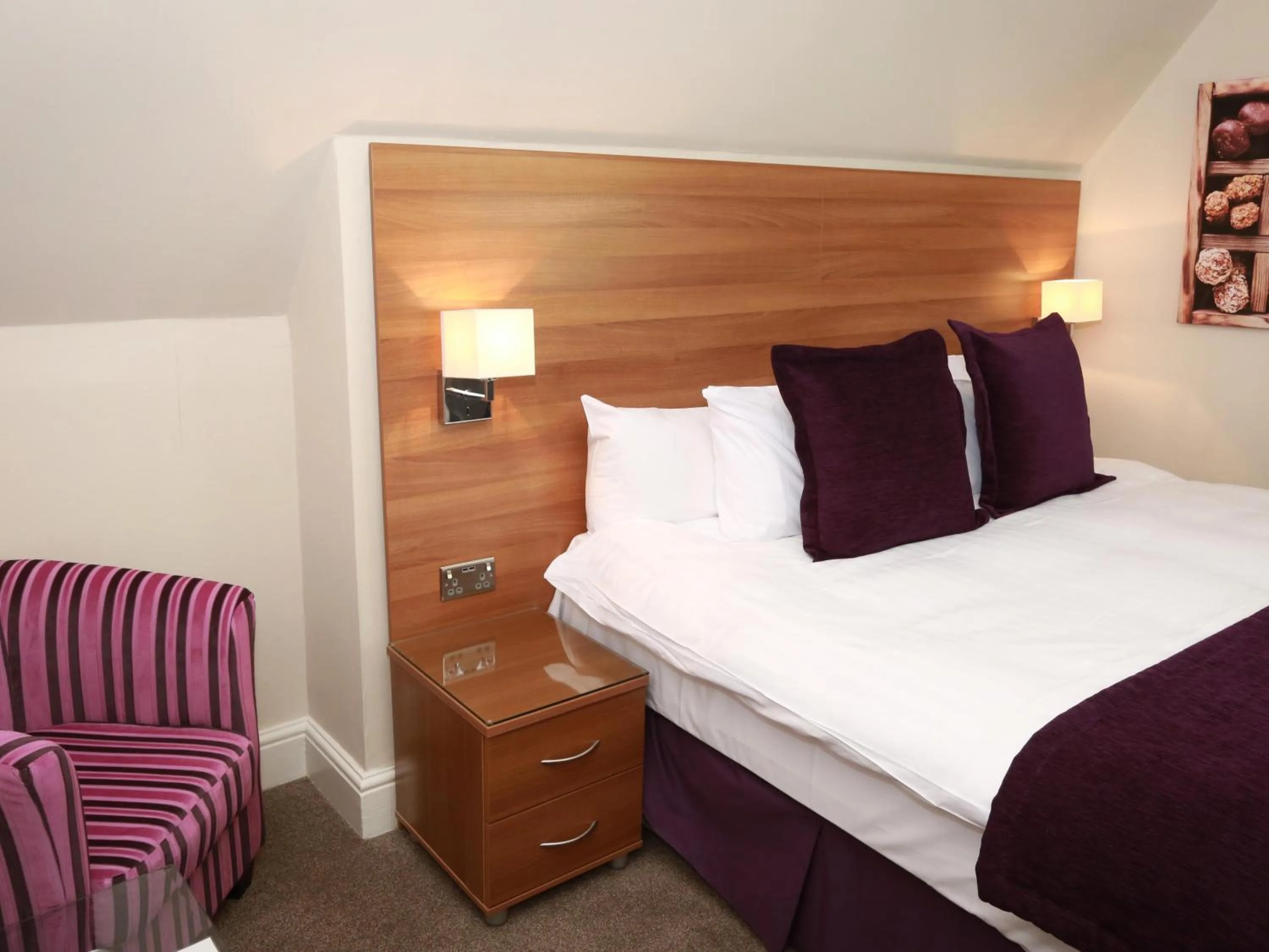 Bedroom, Bed in The Chocolate Box Guest House