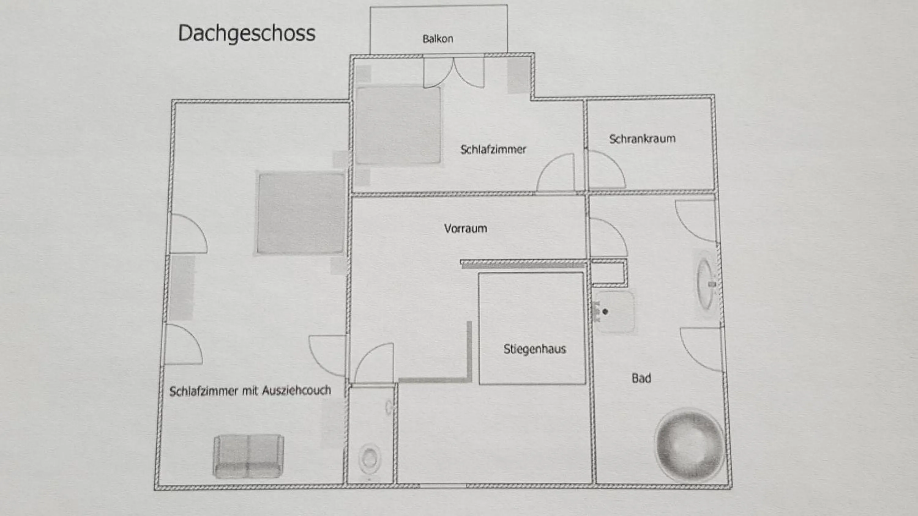 Floor plan in Weingartenhaus
