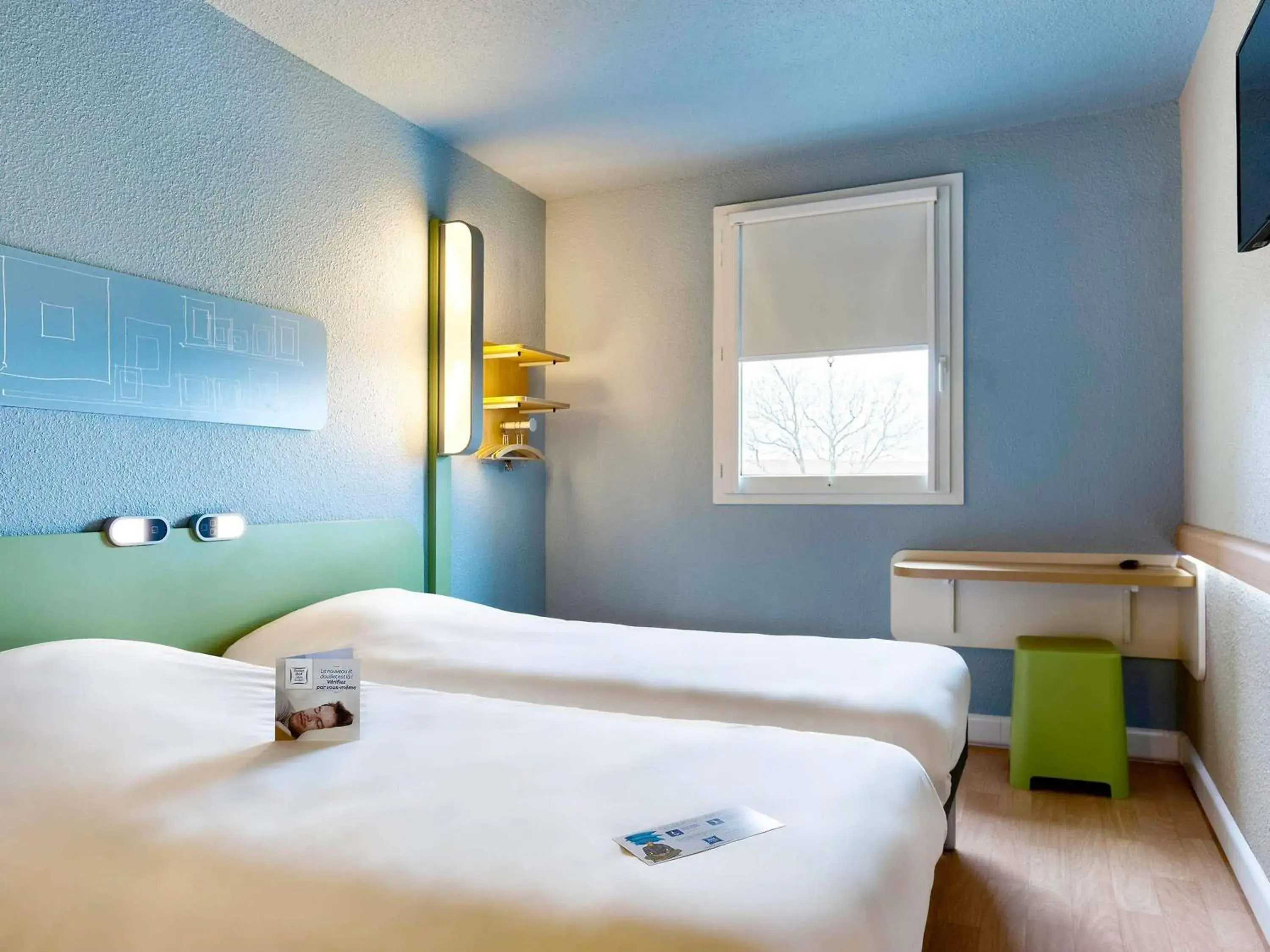 Twin Room in ibis budget La Roche Sur Yon Vendespace Twin Room in ibis budget La Roche Sur Yon Vendespace