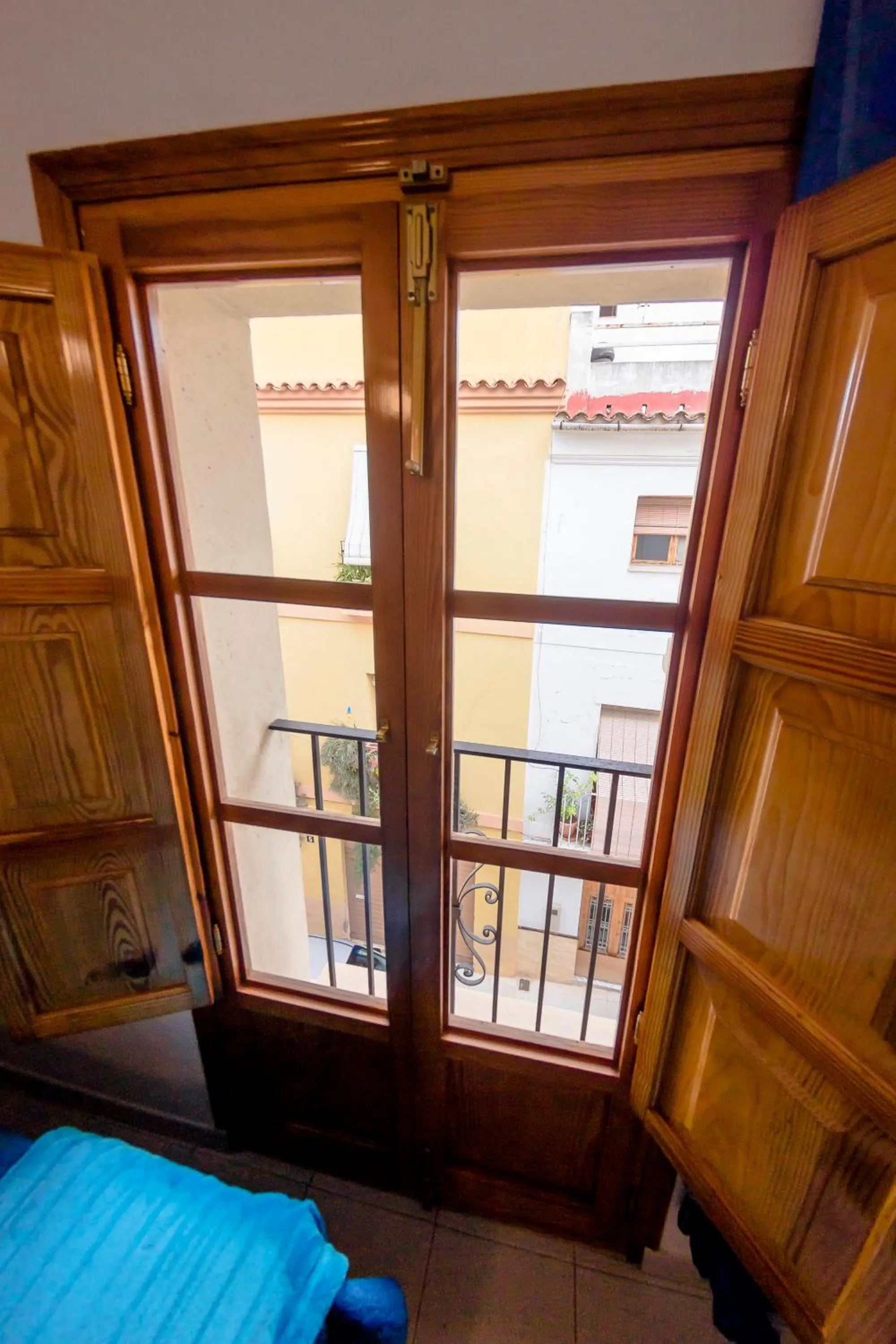 Balcony/Terrace, Bed in Casa Camino al Castillo
