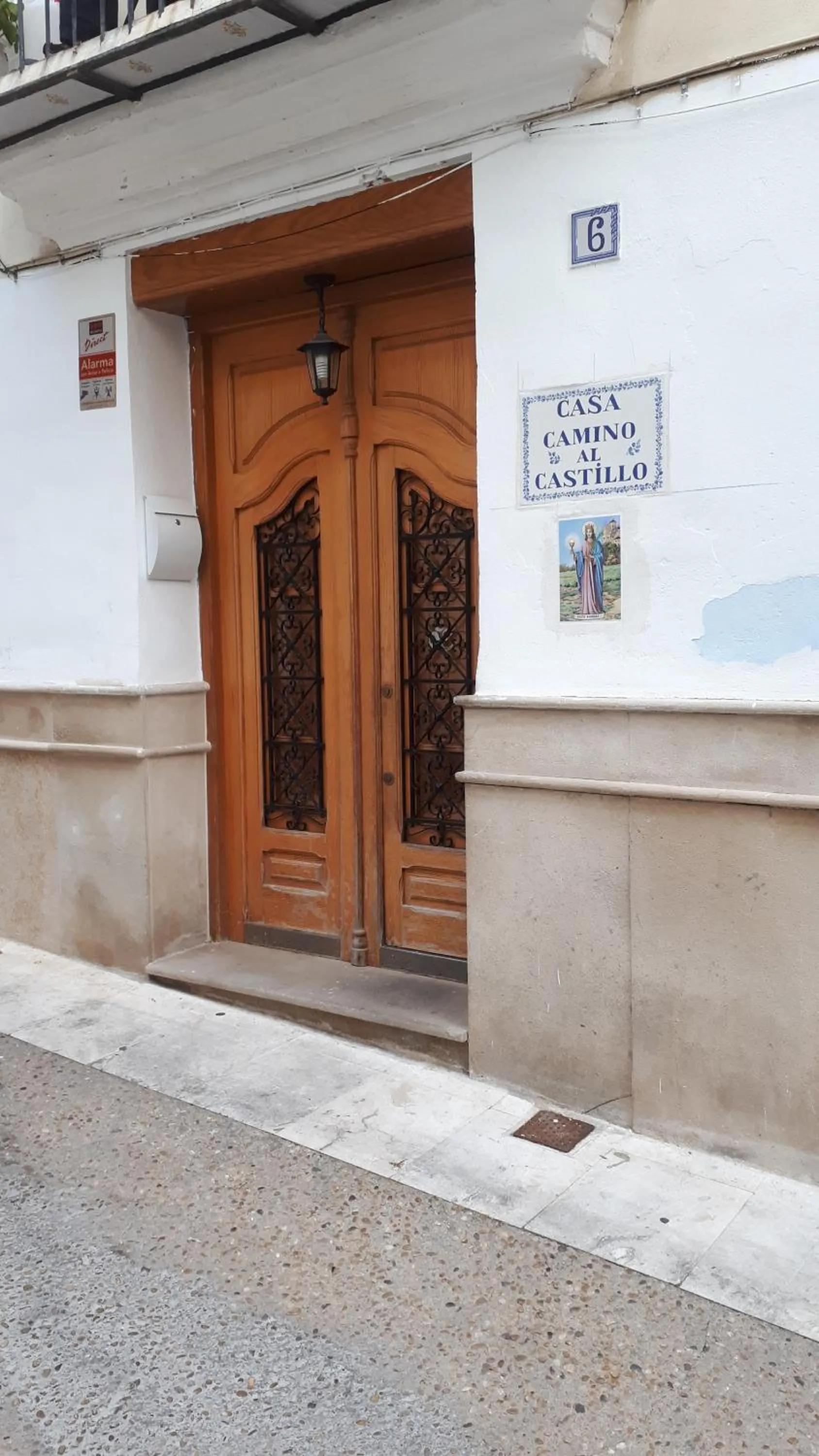 Facade/entrance in Casa Camino al Castillo