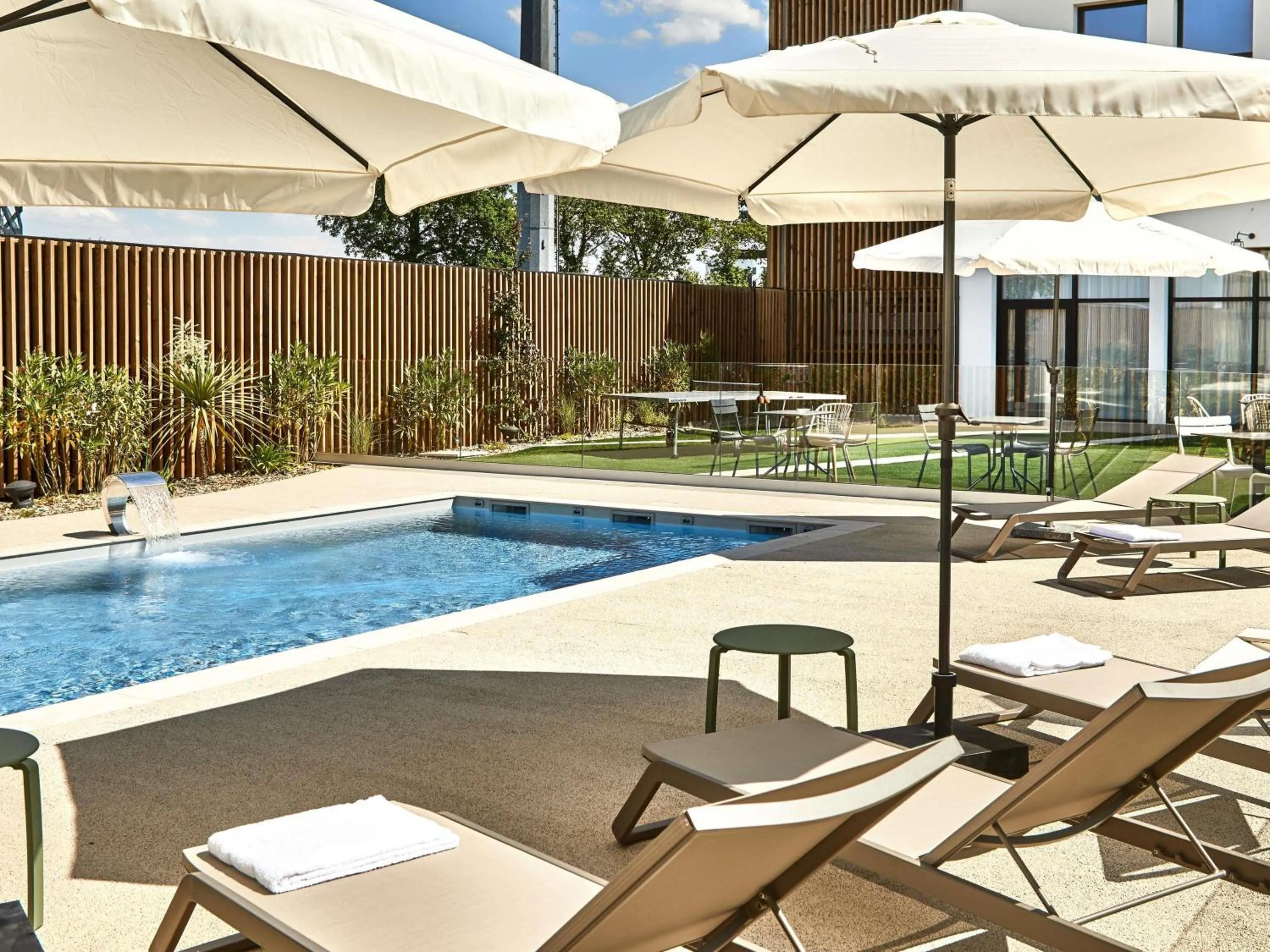 Pool view in ibis La Roche Sur Yon Vendespace