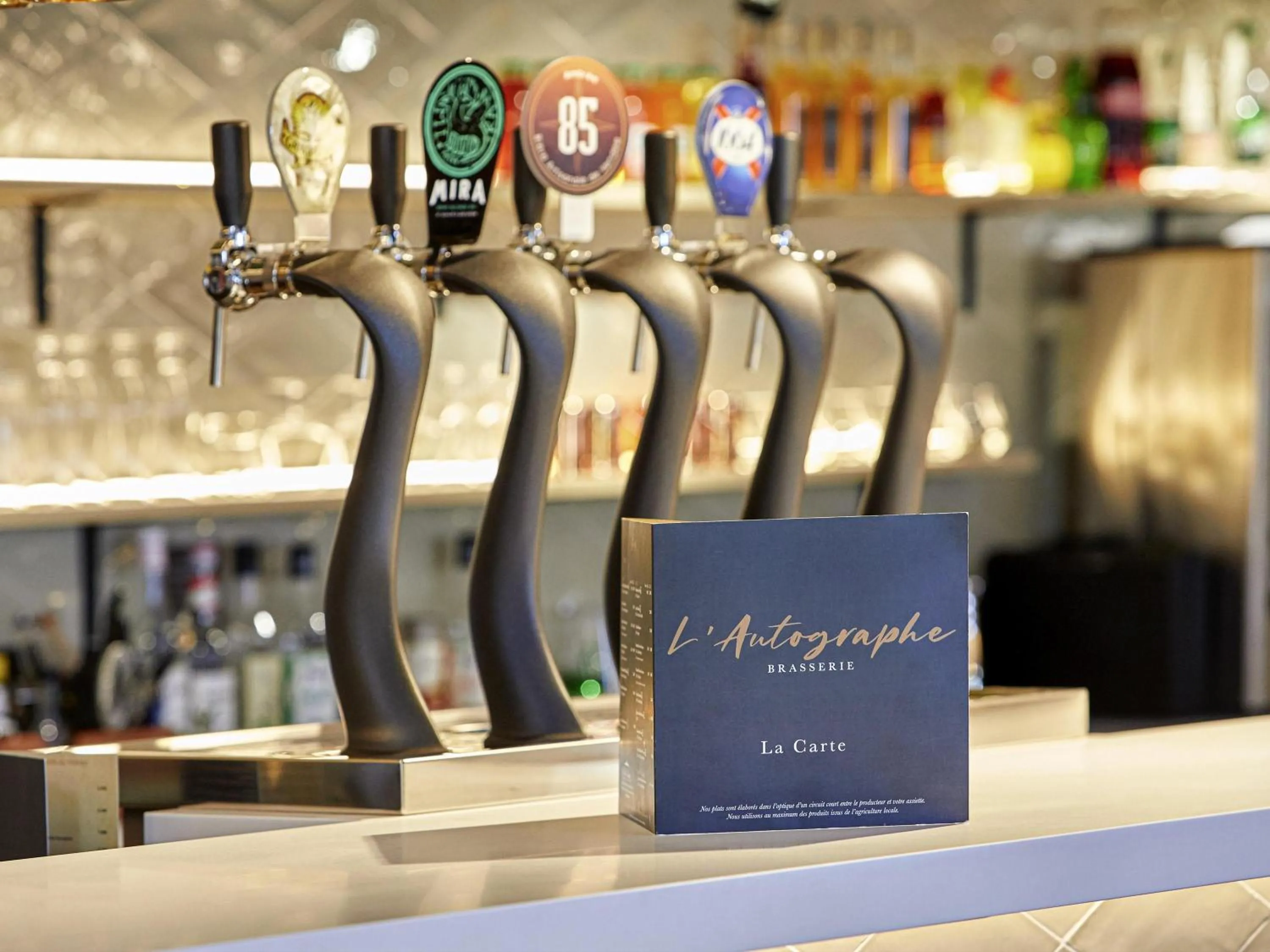 Lounge or bar in ibis La Roche Sur Yon Vendespace