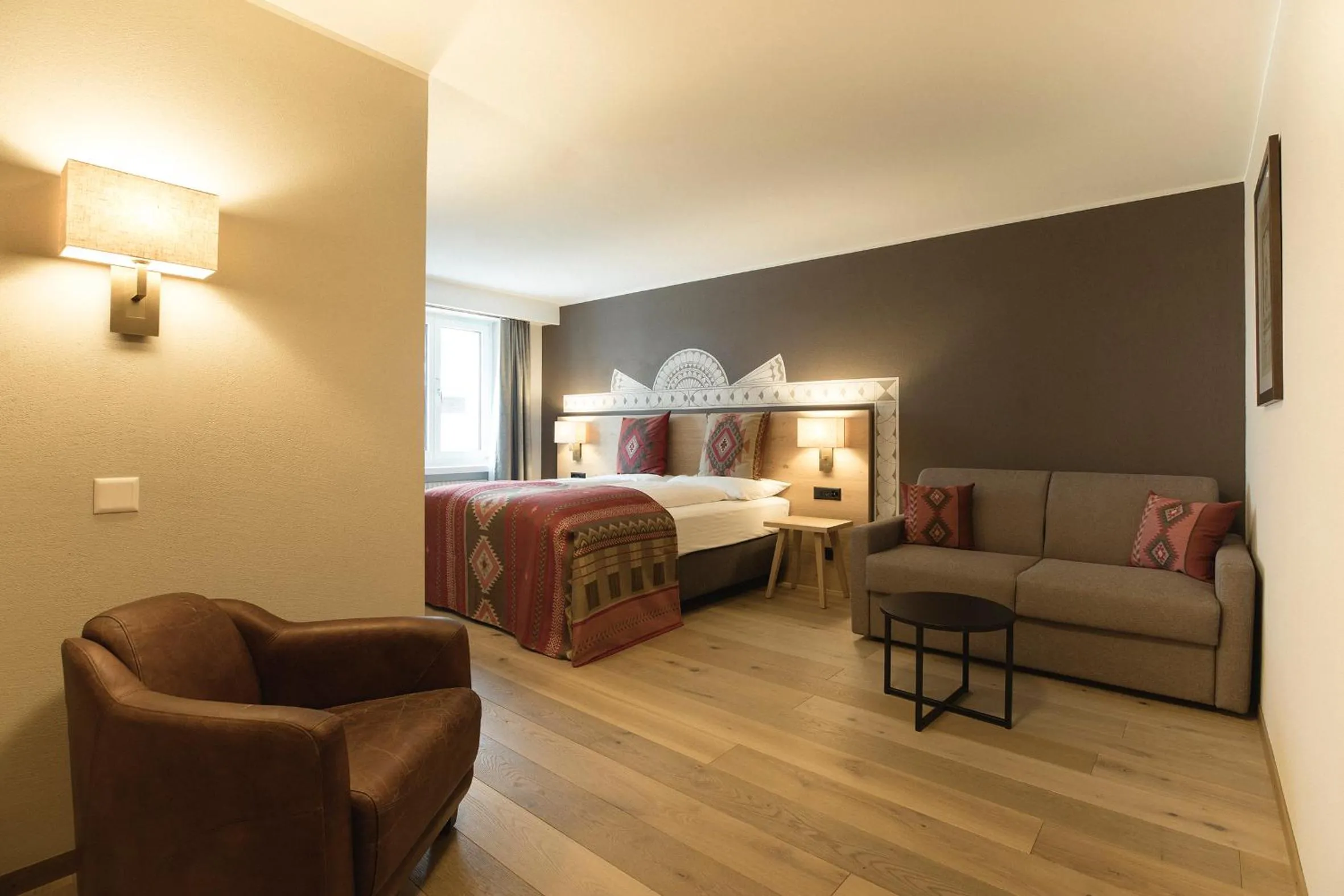 Bed in Hotel Steffani