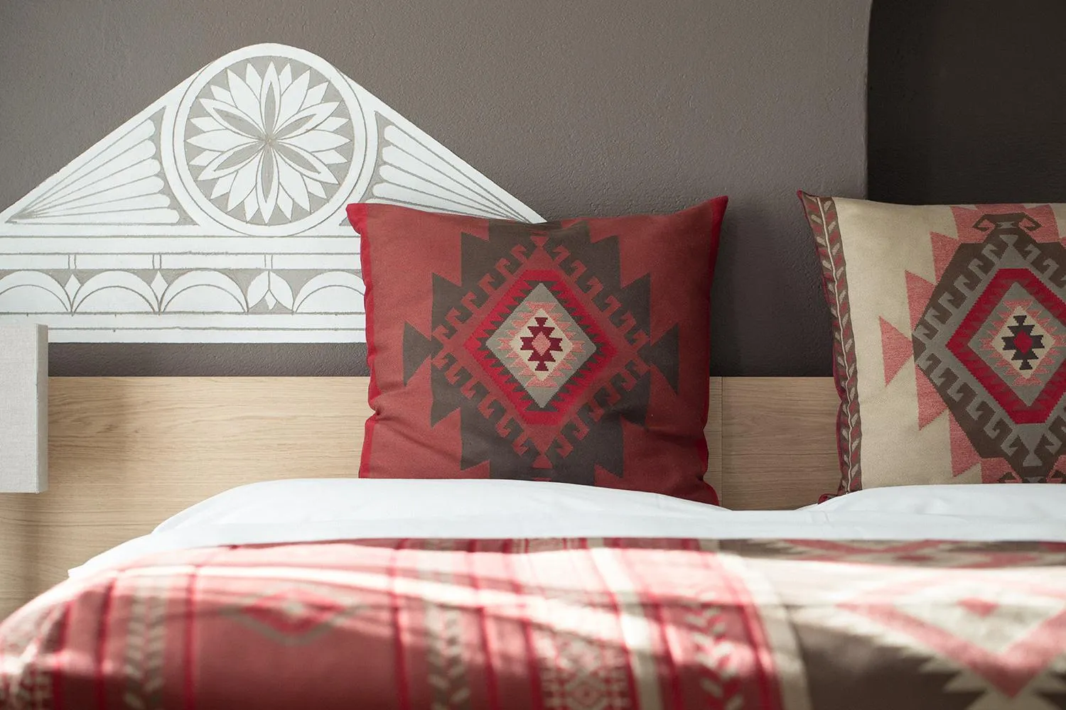 Bed in Hotel Steffani