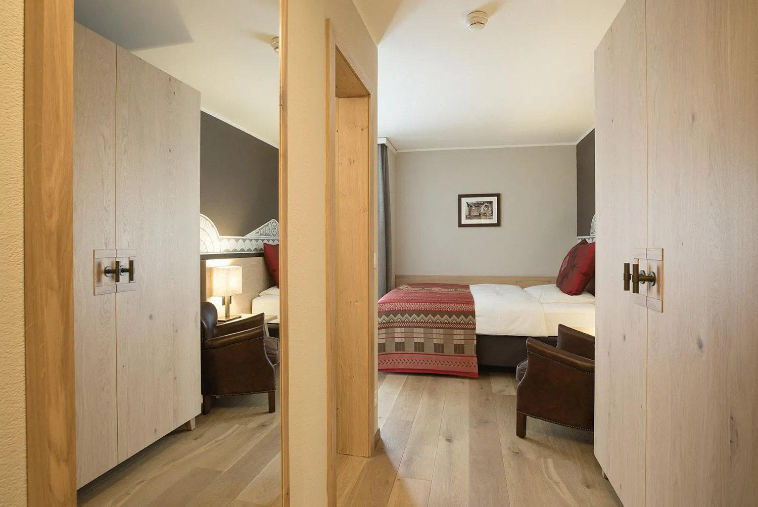 Bed in Hotel Steffani