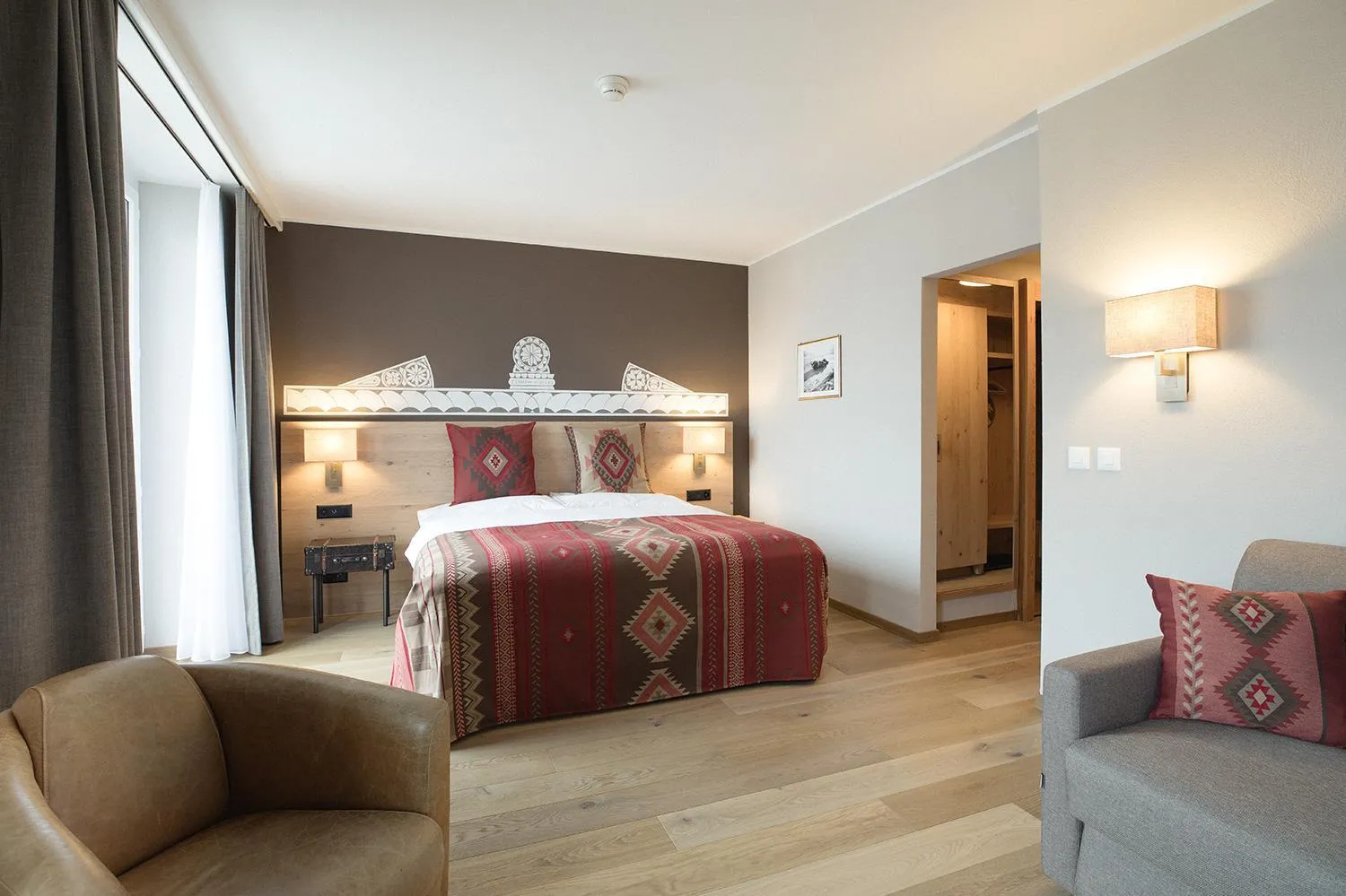 Bed in Hotel Steffani