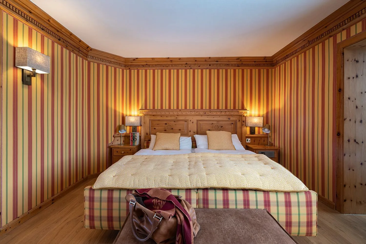 Bed in Hotel Steffani