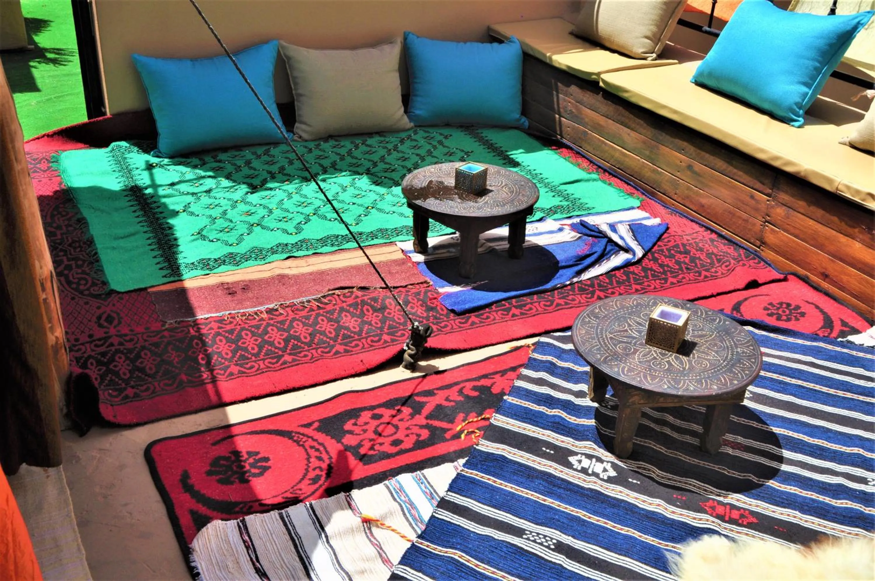 Living room, Bed in Riad Anma