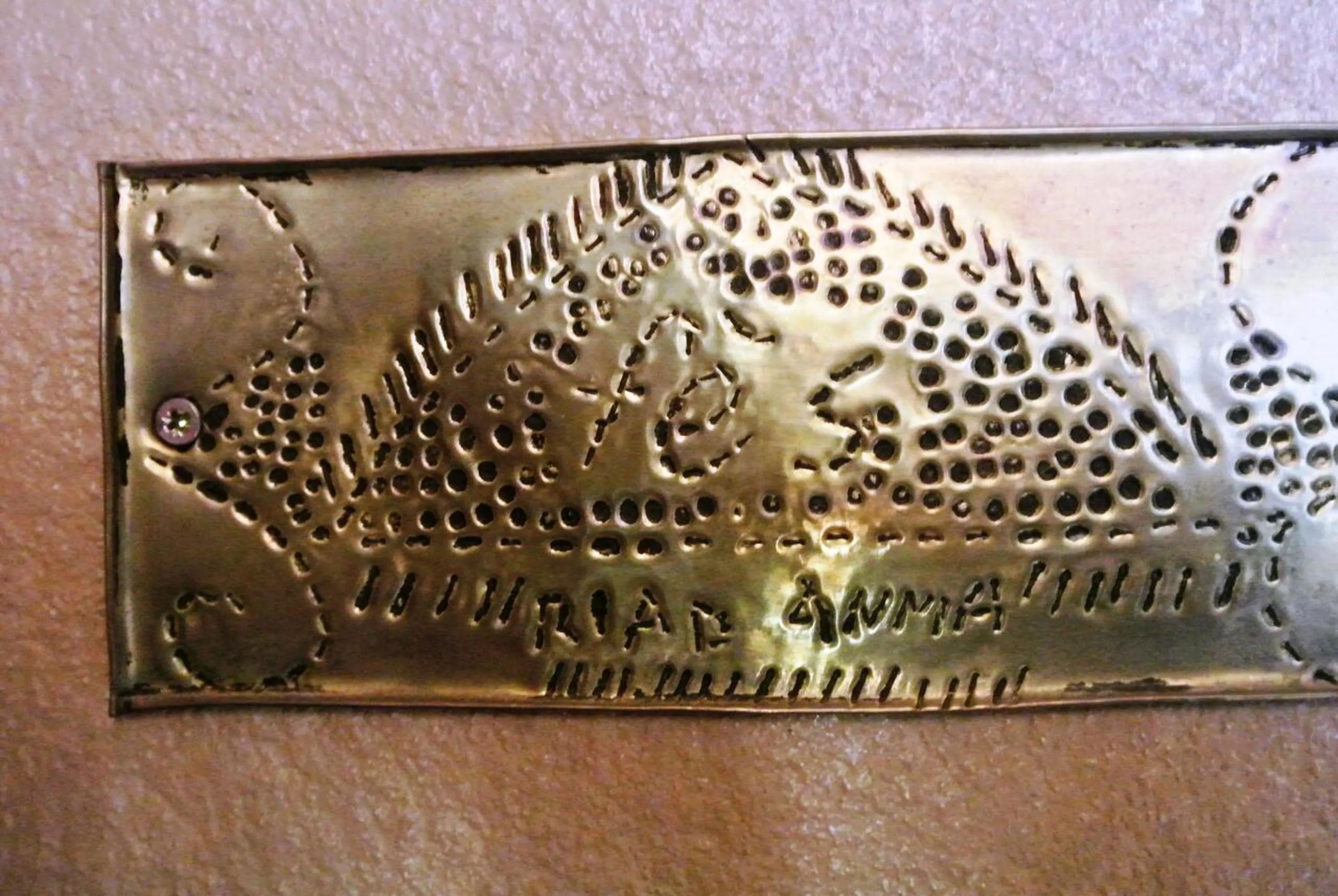 Decorative detail in Riad Anma