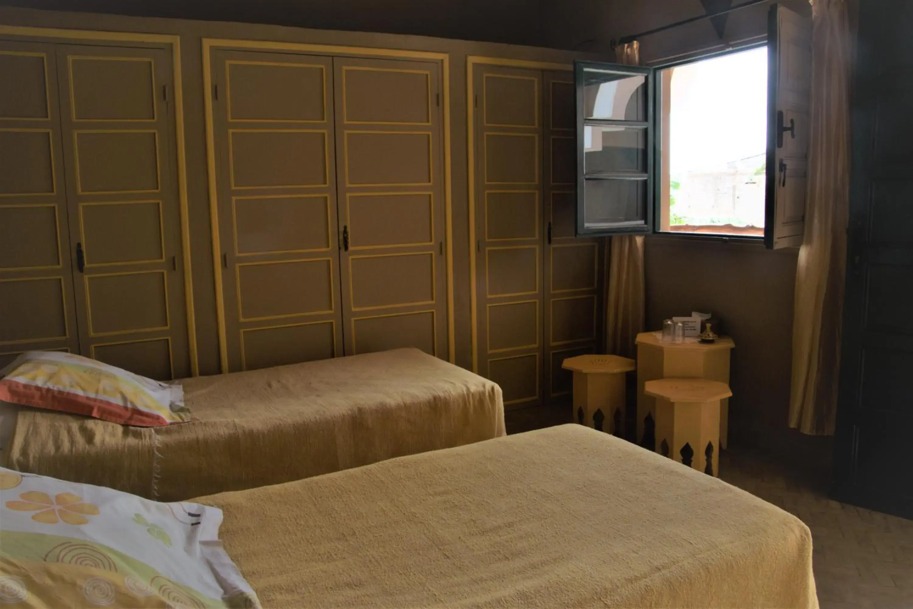 Twin Room with Pool View in Riad Anma Twin Room with Pool View in Riad Anma