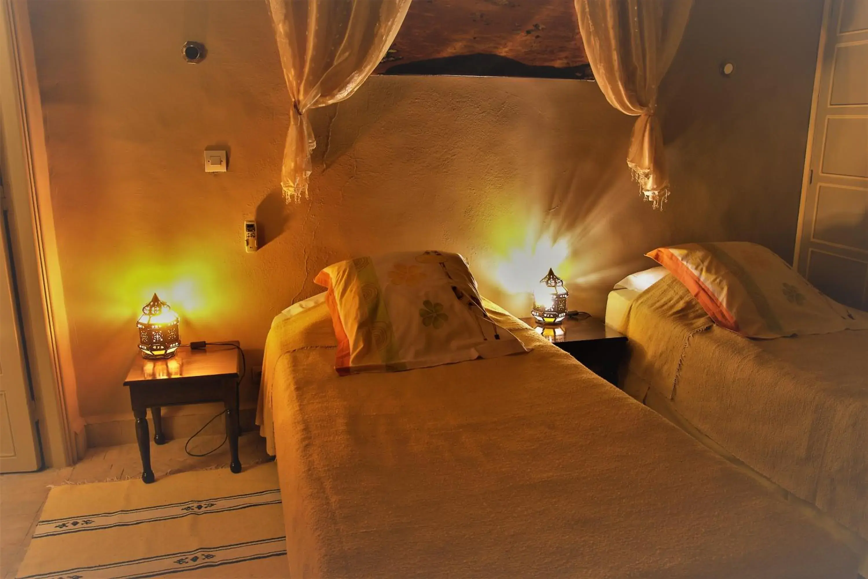 Twin Room with Pool View in Riad Anma Twin Room with Pool View in Riad Anma