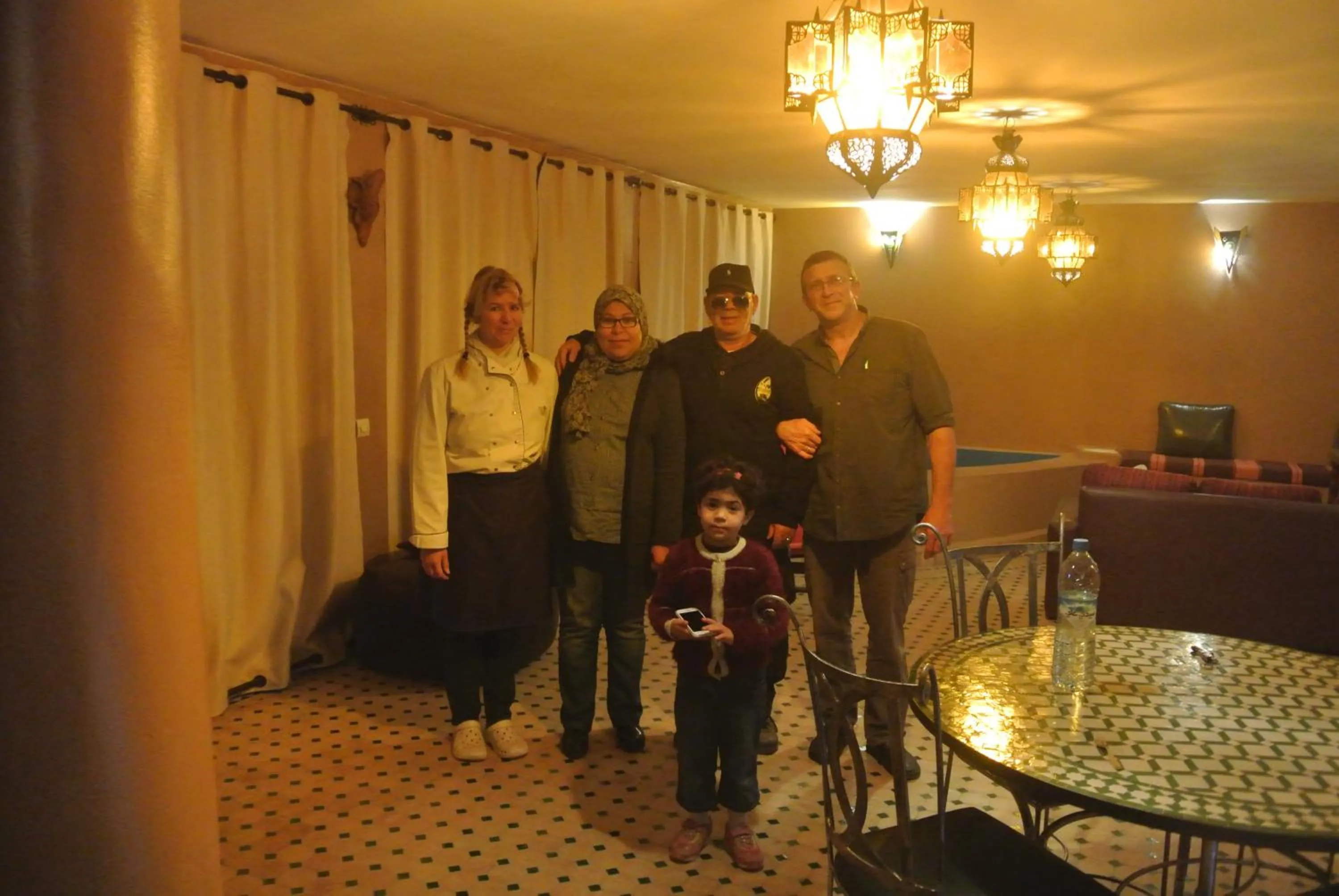 group of guests in Riad Anma