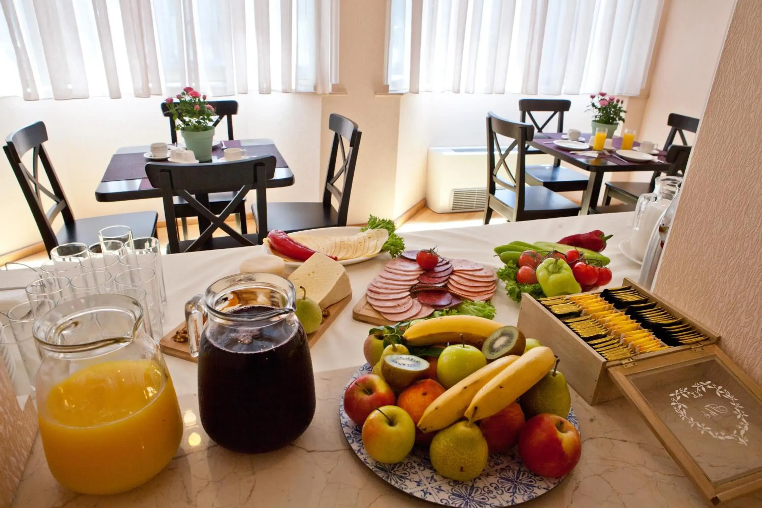 Food close-up in Hotel Bella Casa Food close-up in Hotel Bella Casa