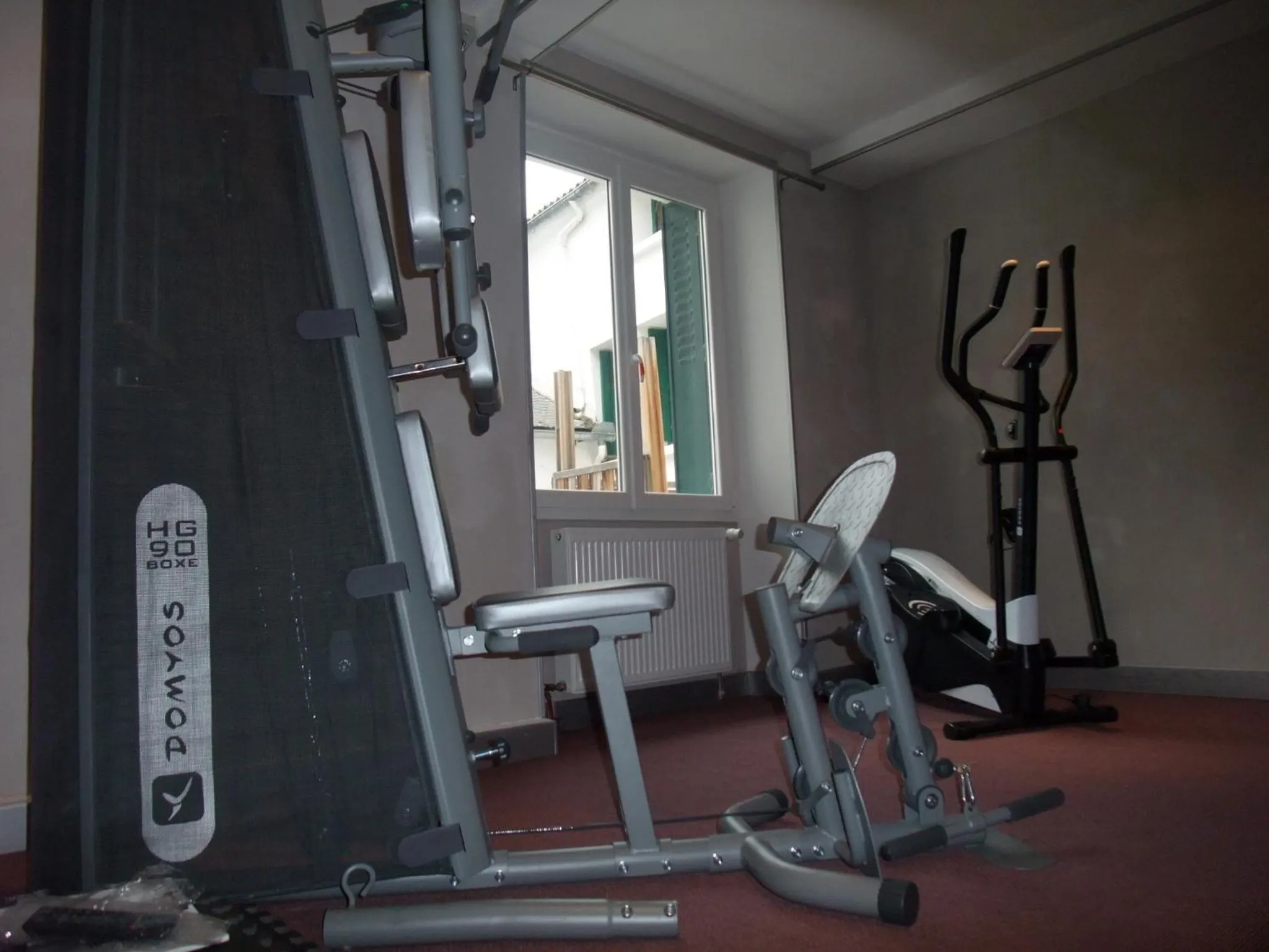 Fitness centre/facilities in Logis Hotel Restaurant Family & Spa
