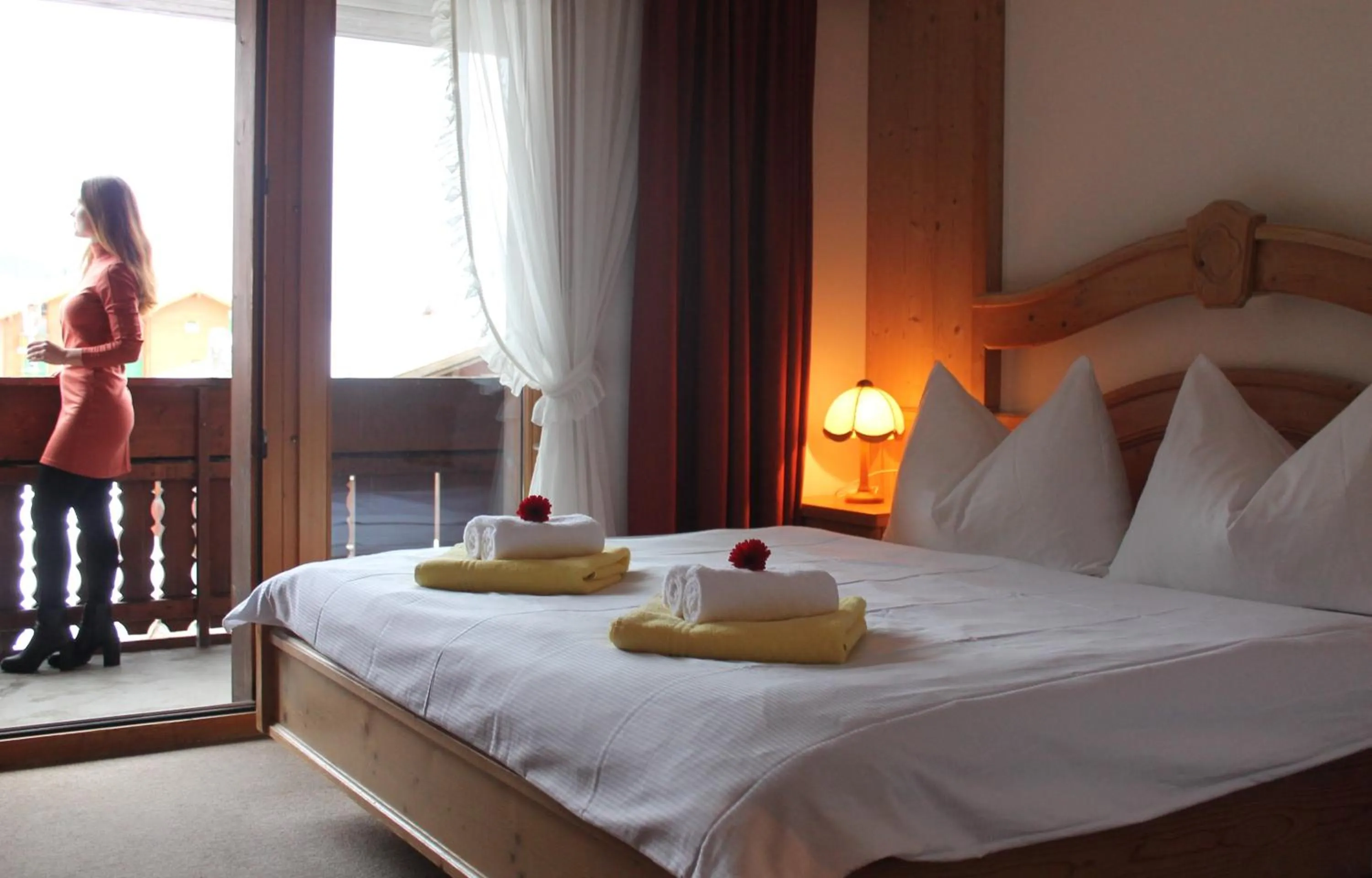Photo of the whole room, Bed in Sporthotel Oberwald