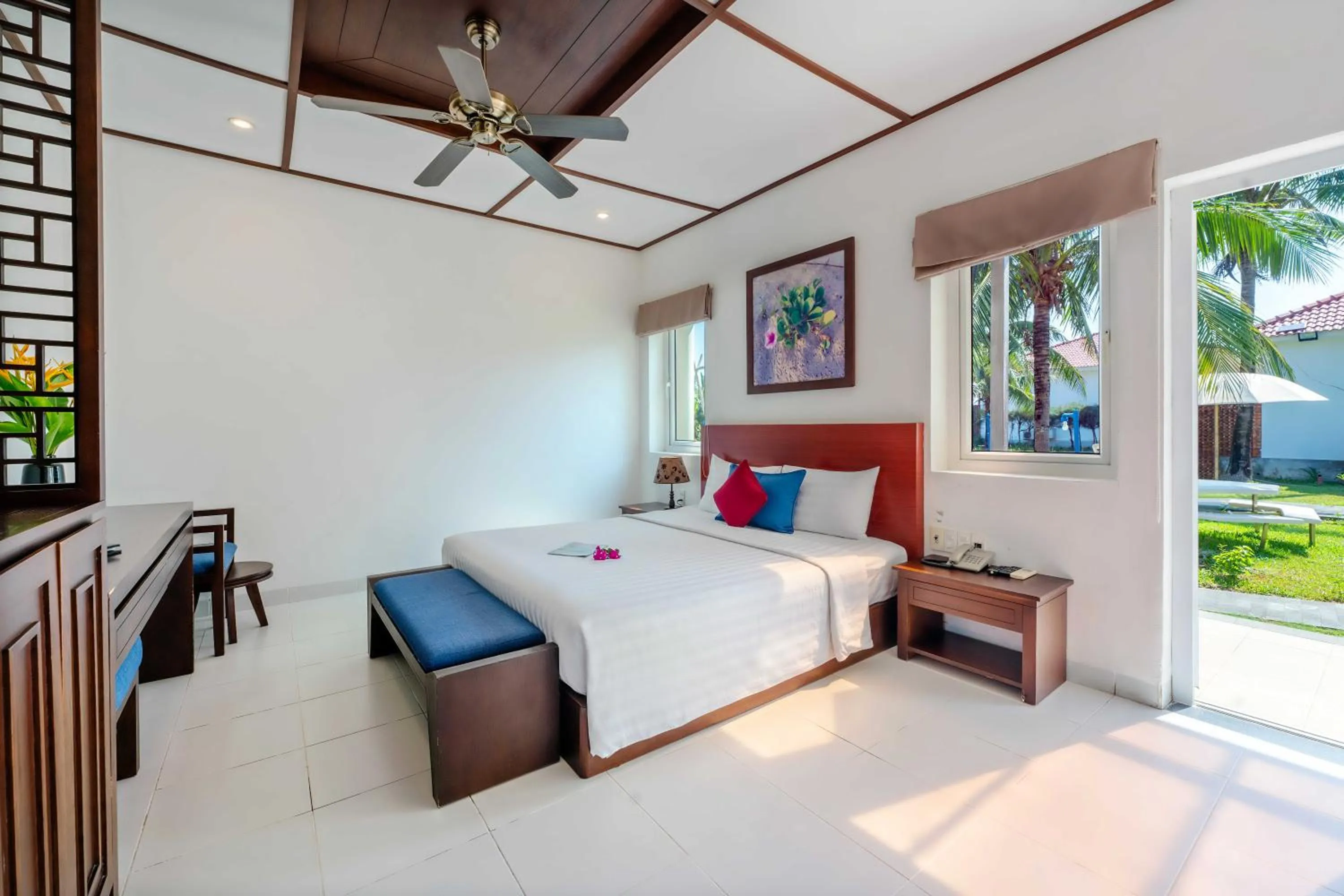 Bedroom, Bed in Tam Thanh Beach Resort & Spa