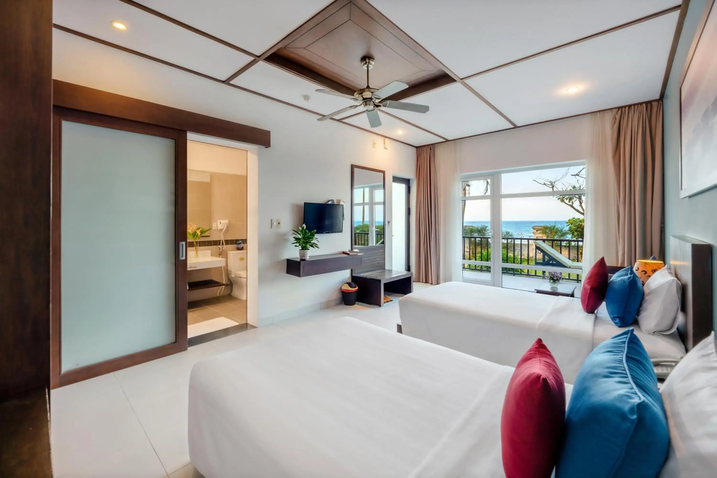 Bedroom, Bed in Tam Thanh Beach Resort & Spa Bedroom, Bed in Tam Thanh Beach Resort & Spa