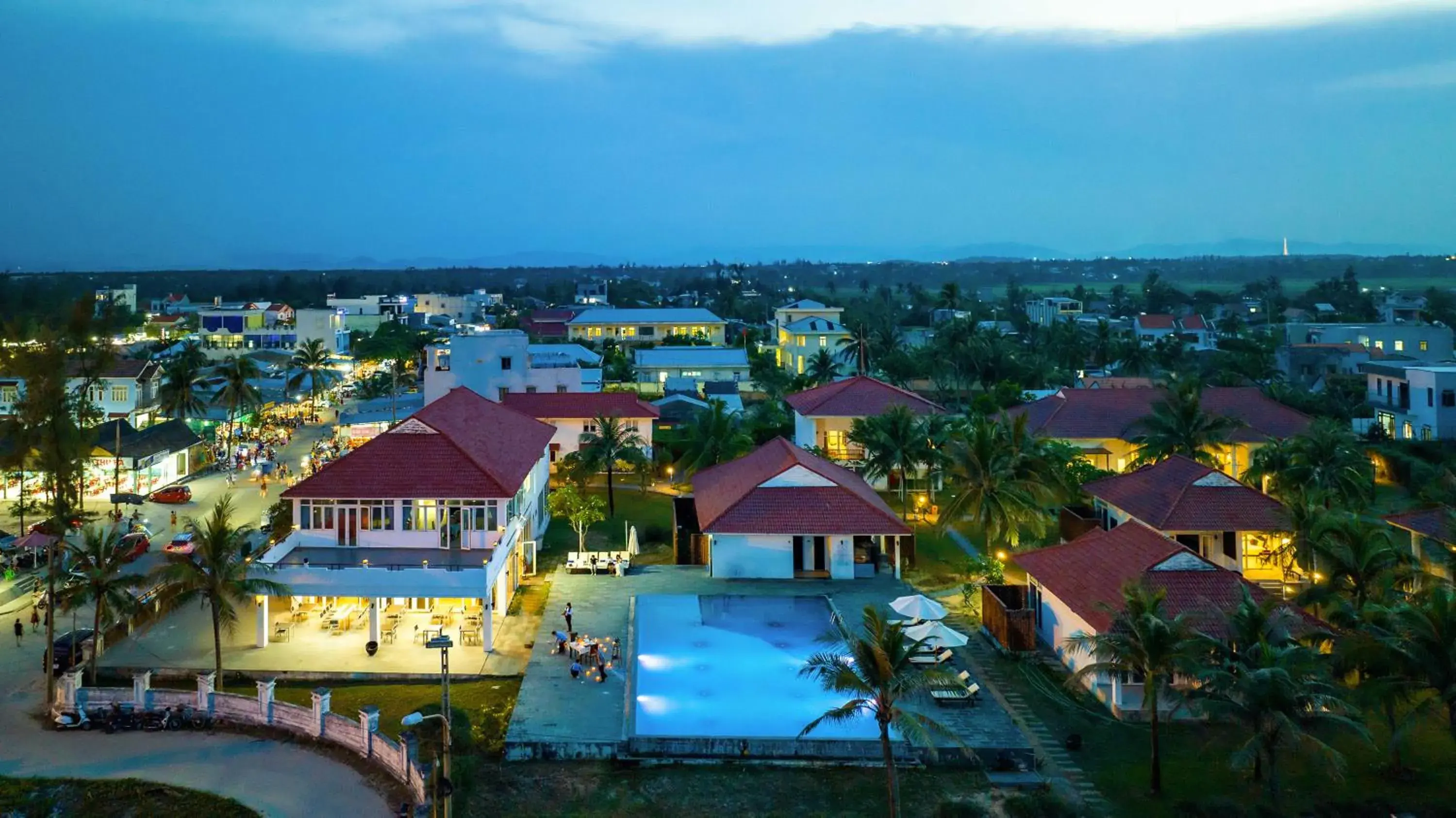 Bird's eye view in Tam Thanh Beach Resort & Spa Bird's eye view in Tam Thanh Beach Resort & Spa