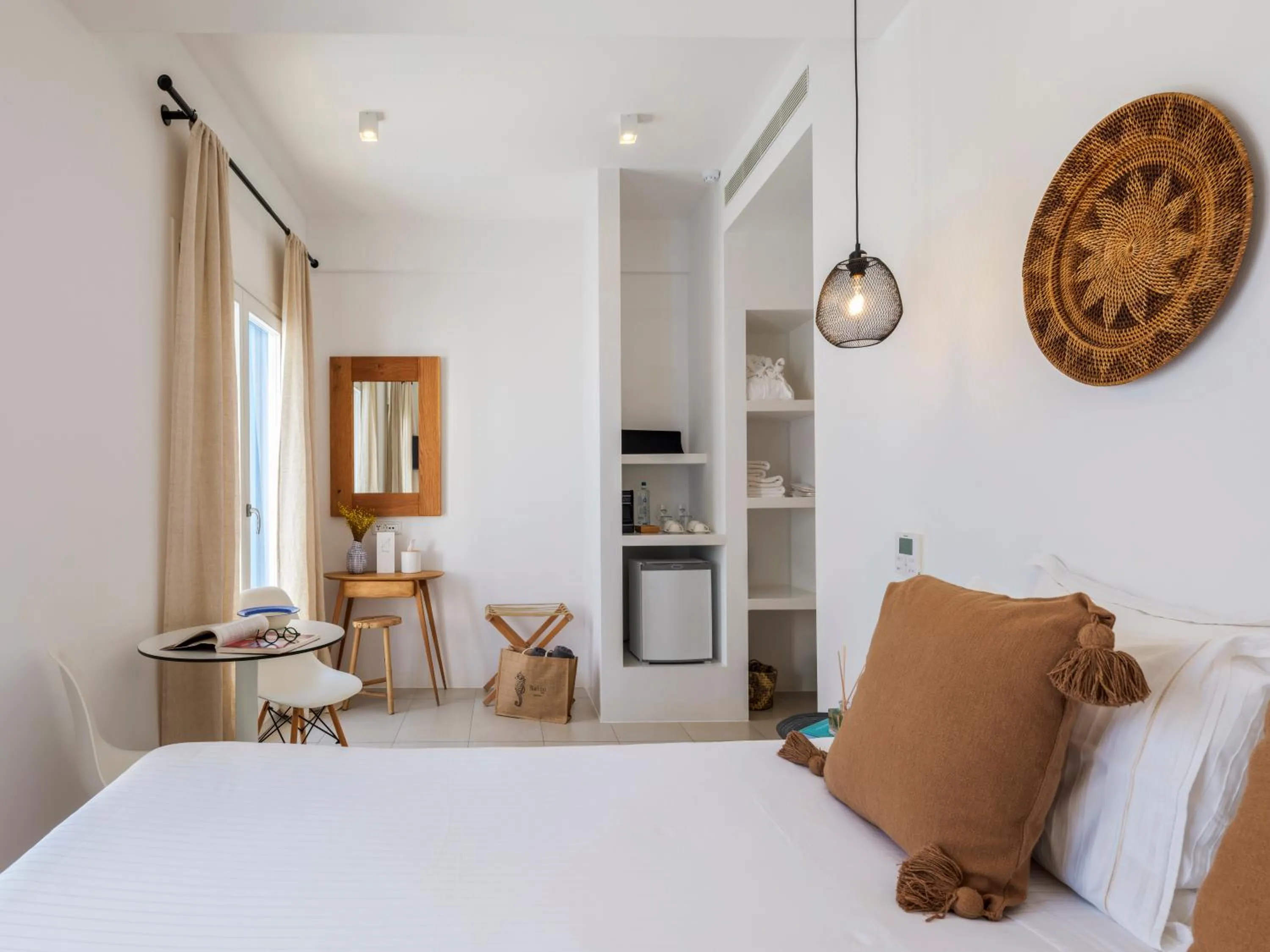 Bed in Bluetopia Suites