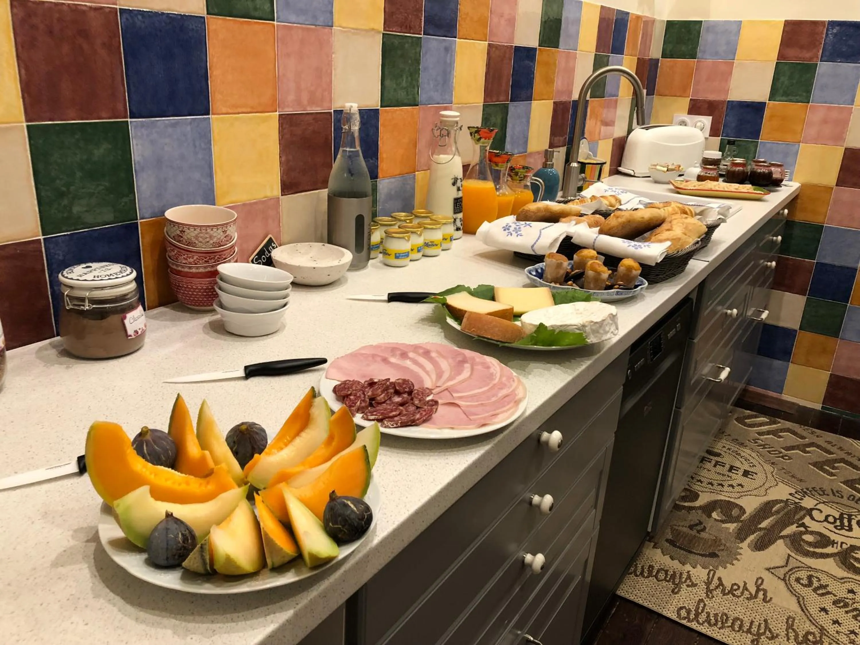 Food close-up in Gentil'Home - Toulouse B&B Prestige