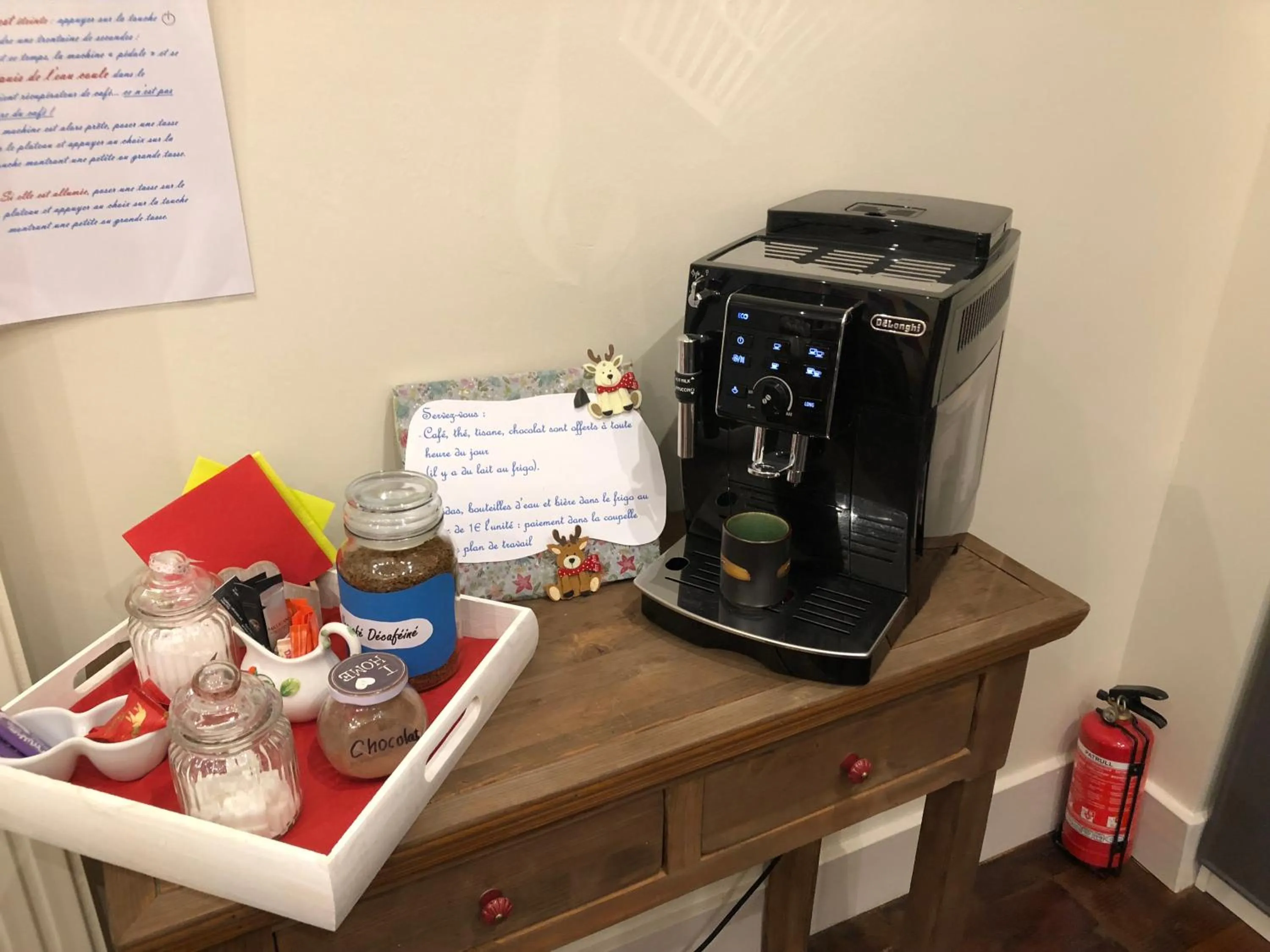 Food and drinks in Gentil'Home - Toulouse B&B Prestige