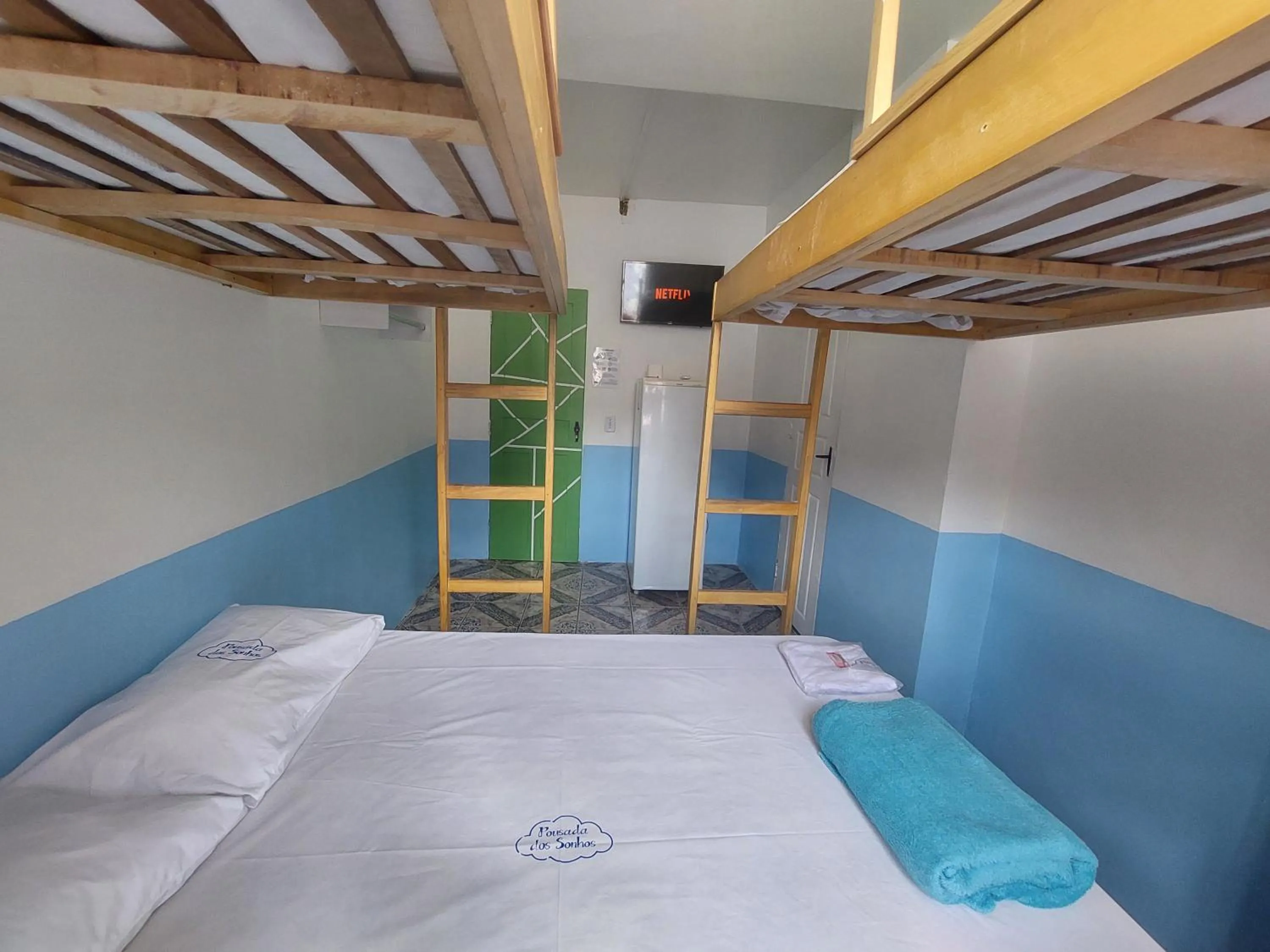 Bed in Pousada Casa Sonhos