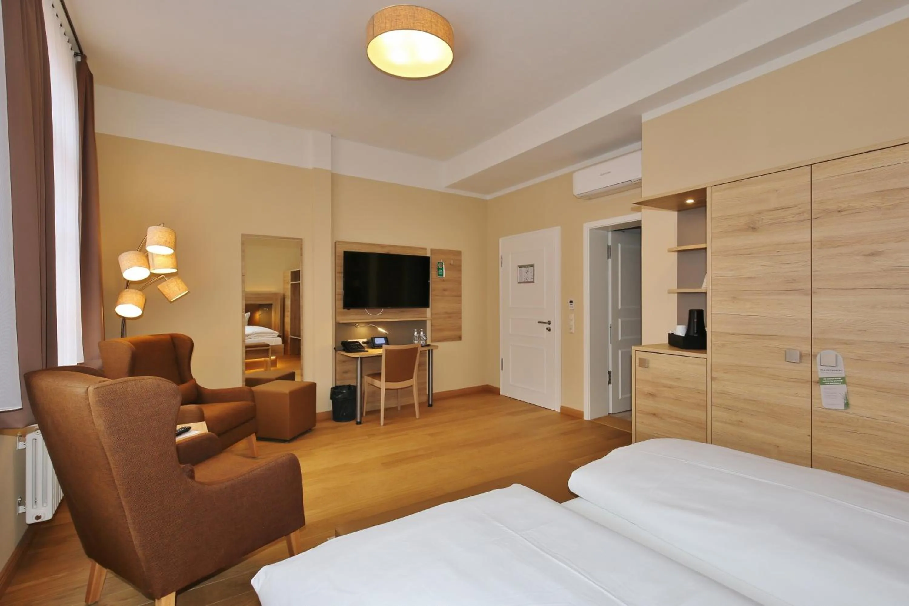 Photo of the whole room, Bed in Hotel Theophano