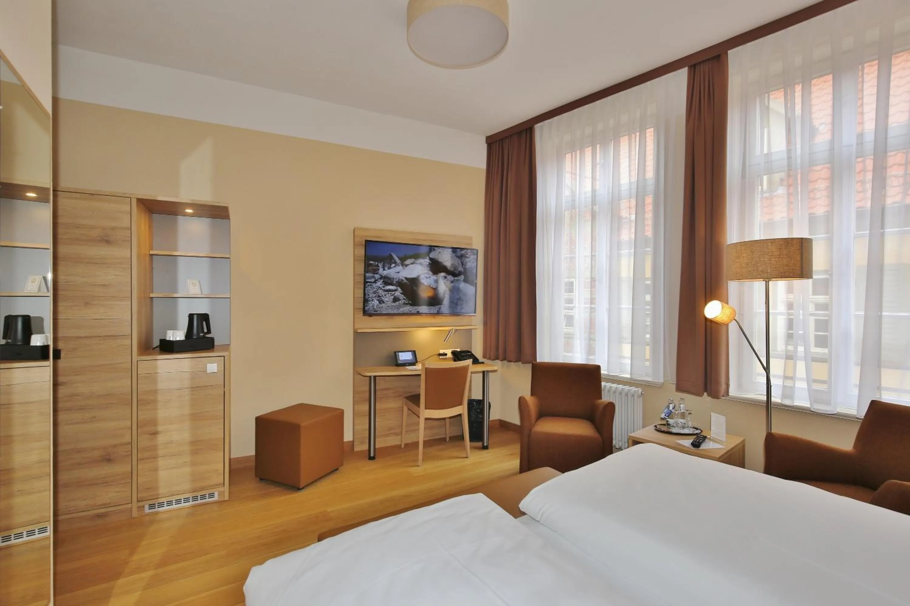 Photo of the whole room, Bed in Hotel Theophano