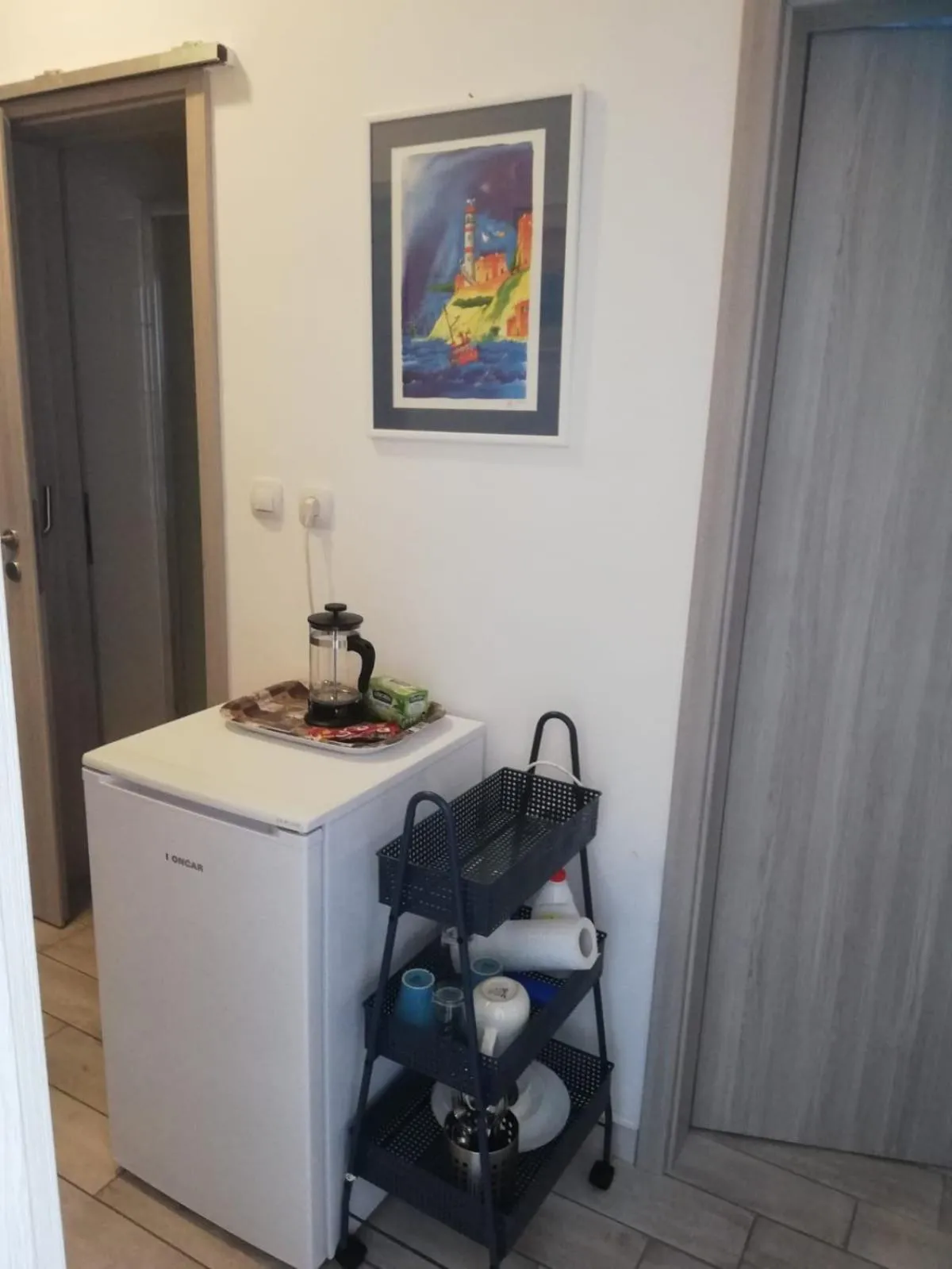 Coffee/tea facilities in Apartment Villa Franci Pag with heating and open all year