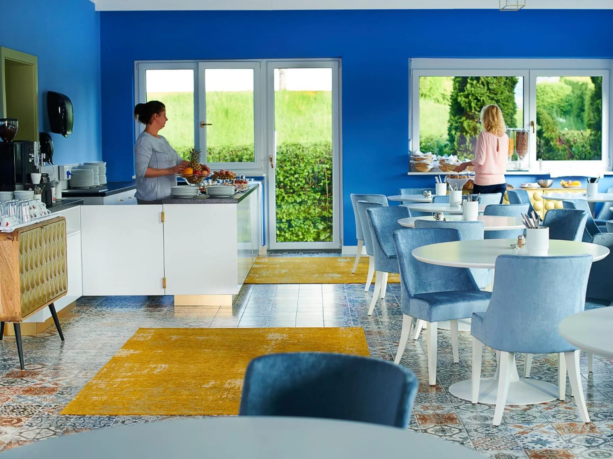 Decorative detail in Hotel Eden Park